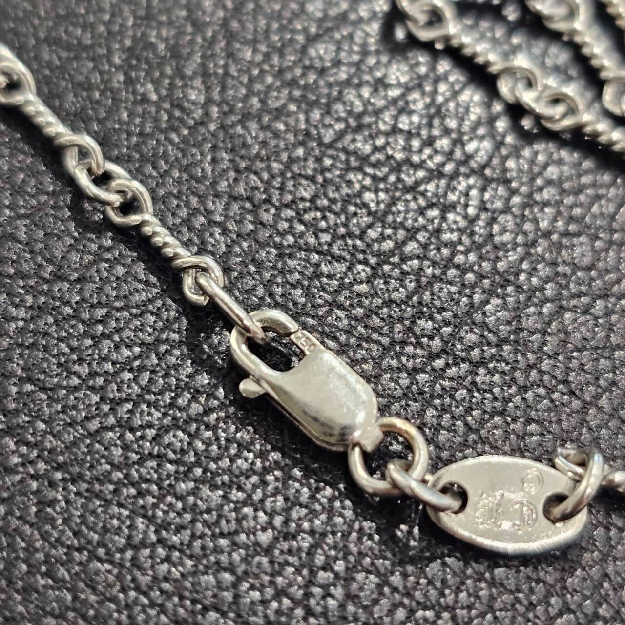CHROME HEARTS 18KWG Twist Chain Necklace Size 18 Inch クロムハーツ 18KWG ツイストチェーン ネックレス サイズ18インチ