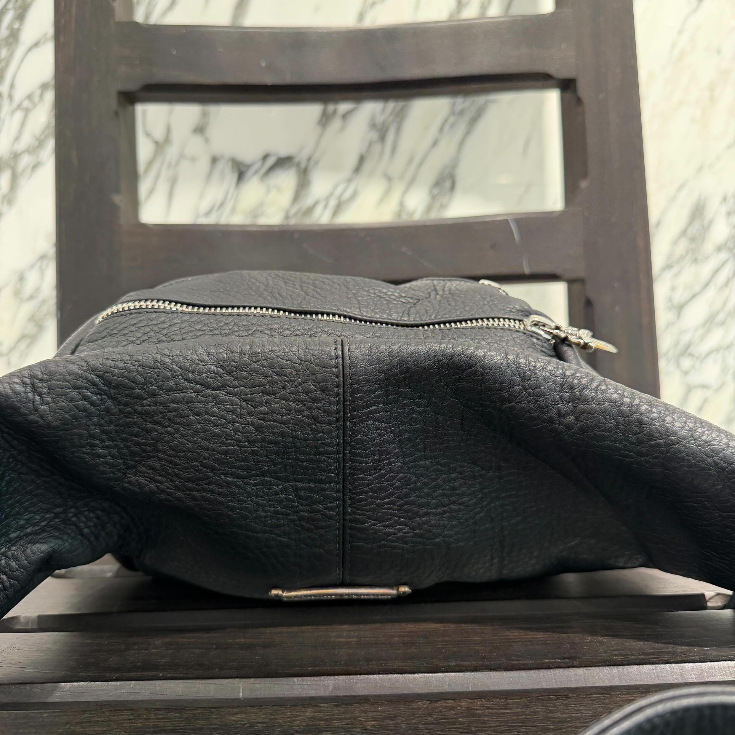 CHROME HEARTS SNAT PACK Leather Shoulder Bag クロムハーツ スナットパック レザー ショルダーバッグ