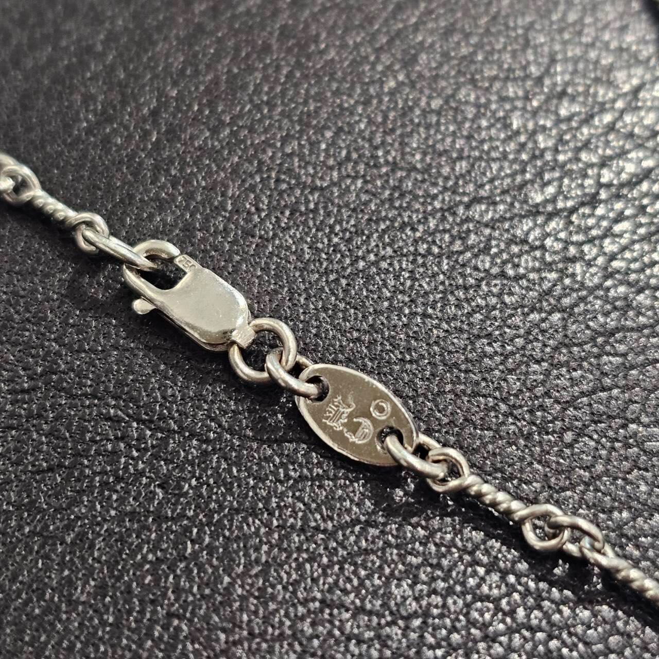 CHROME HEARTS 18KWG Twist Chain Necklace Size 18 Inch クロムハーツ 18KWG ツイストチェーン ネックレス サイズ18インチ