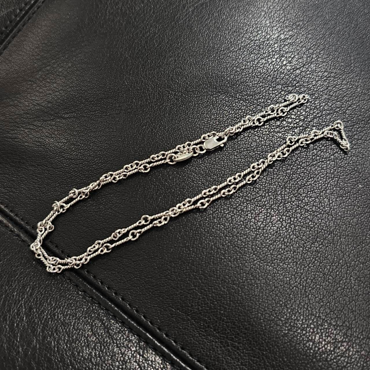 CHROME HEARTS 18KWG Twist Chain Necklace Size 18 Inch クロムハーツ 18KWG ツイストチェーン ネックレス サイズ18インチ