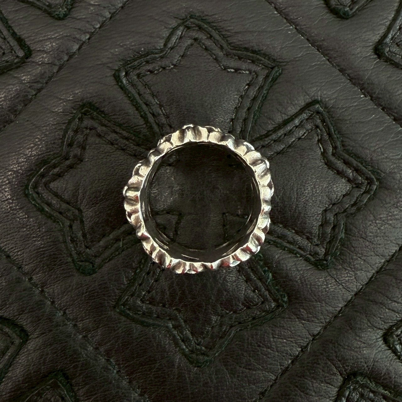 CHROME HEARTS Cemetery Cross Ring Size 22号 クロムハーツ セメタリークロスリング サイズ22号