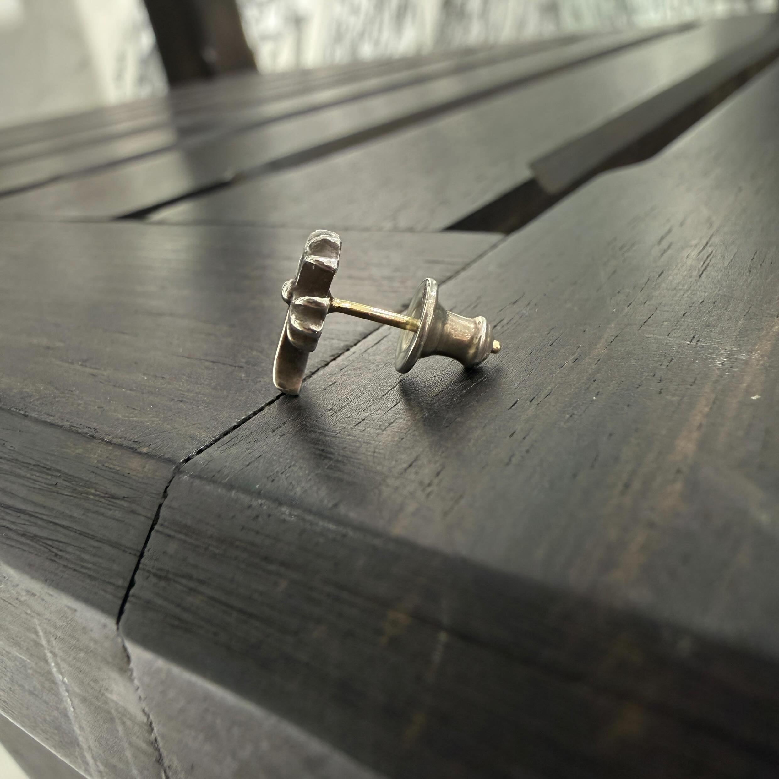 CHROME HEARTS CH Cross Stud Earring クロムハーツ CH クロス スタッズ イヤリング ピアス