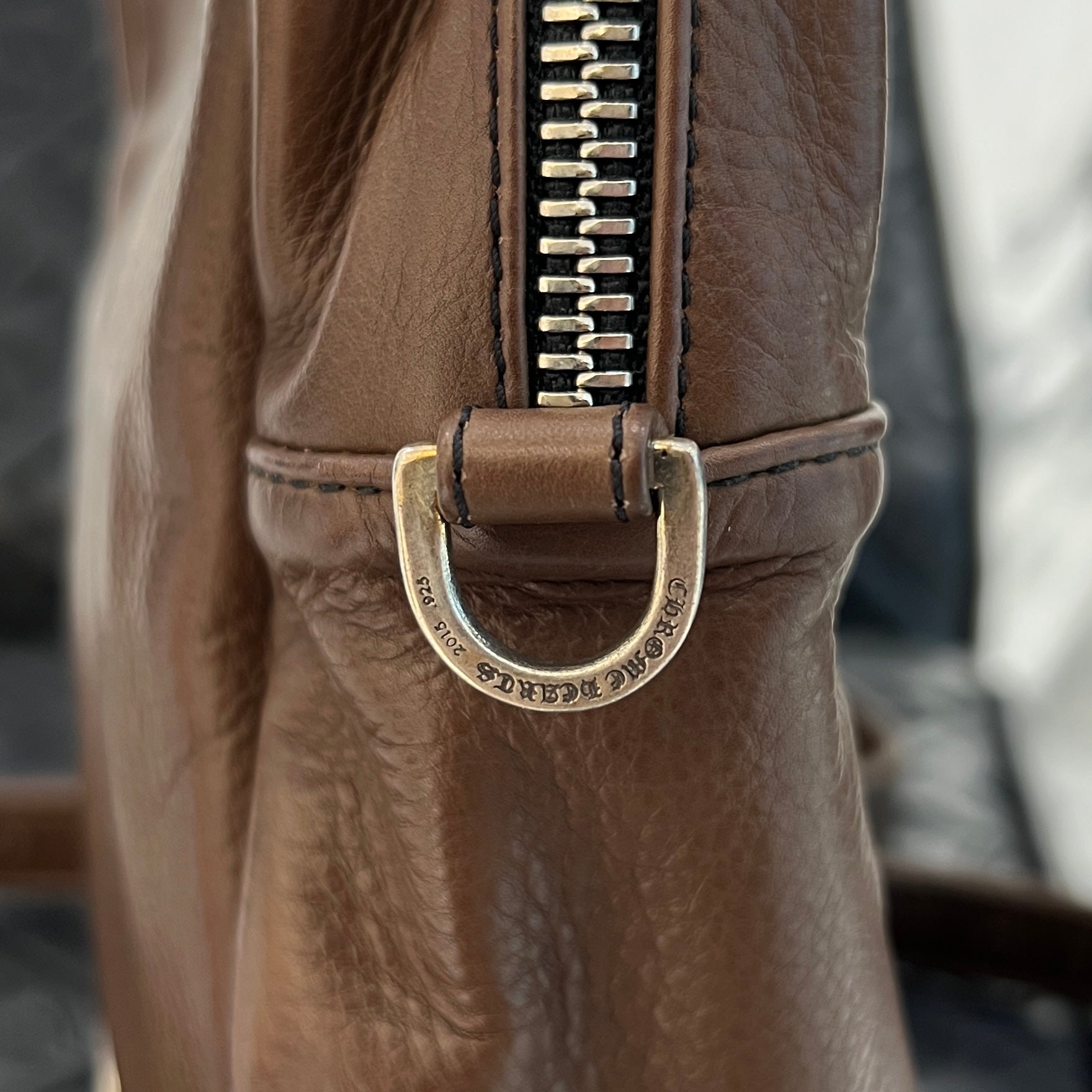 CHROME HEARTS TAKAMINI 3 Cemetery Cross Patch Leather Shoulder Bag クロムハーツ タカミニ 3セメタリー クロスパッチ レザー ショルダーバッグ