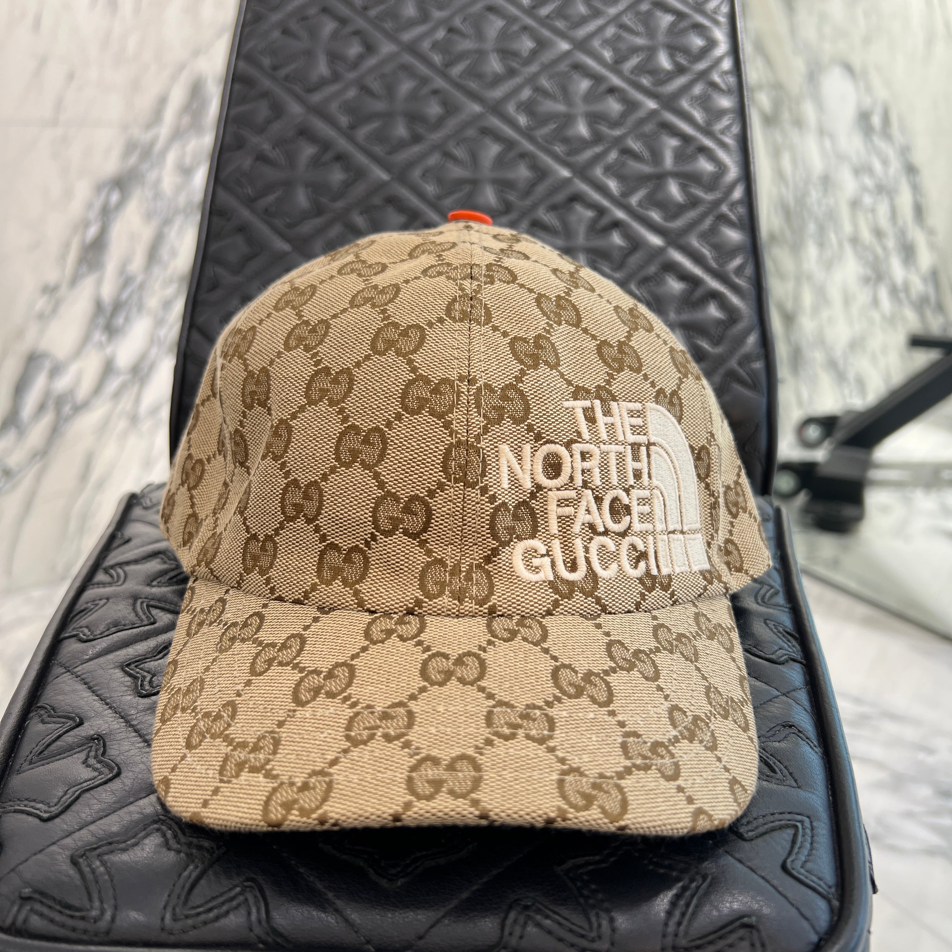GUCCI × THE NORTH FACE 2021AW GG Canvas Baseball Cap 672155 4HAJR Size L (59cm) グッチ × ノースフェイス GGキャンバスベースボールキャップ  サイズL (59cm)