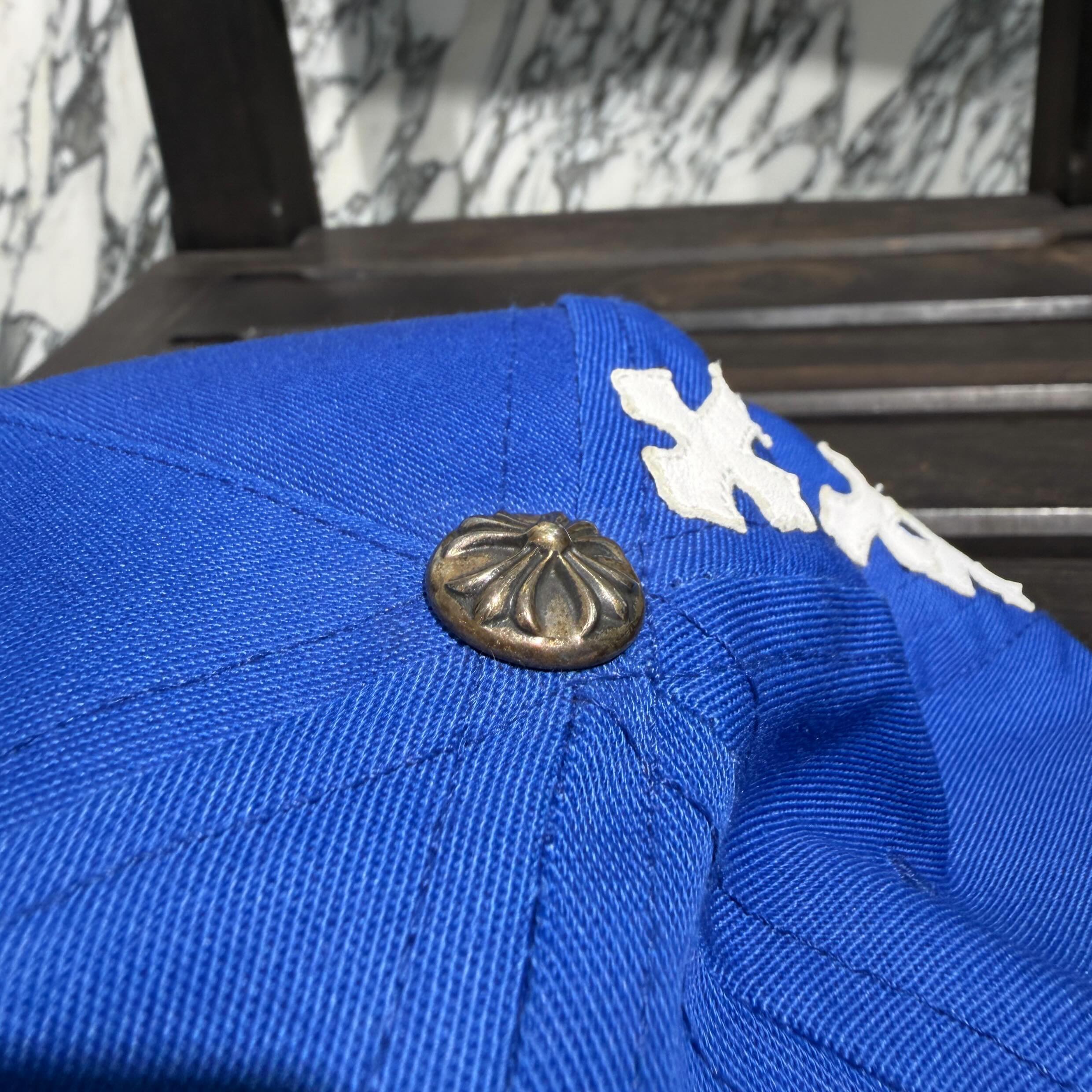 CHROME HEARTS Cemetery Cross Patch Trucker Cap Size ONE SIZE（53