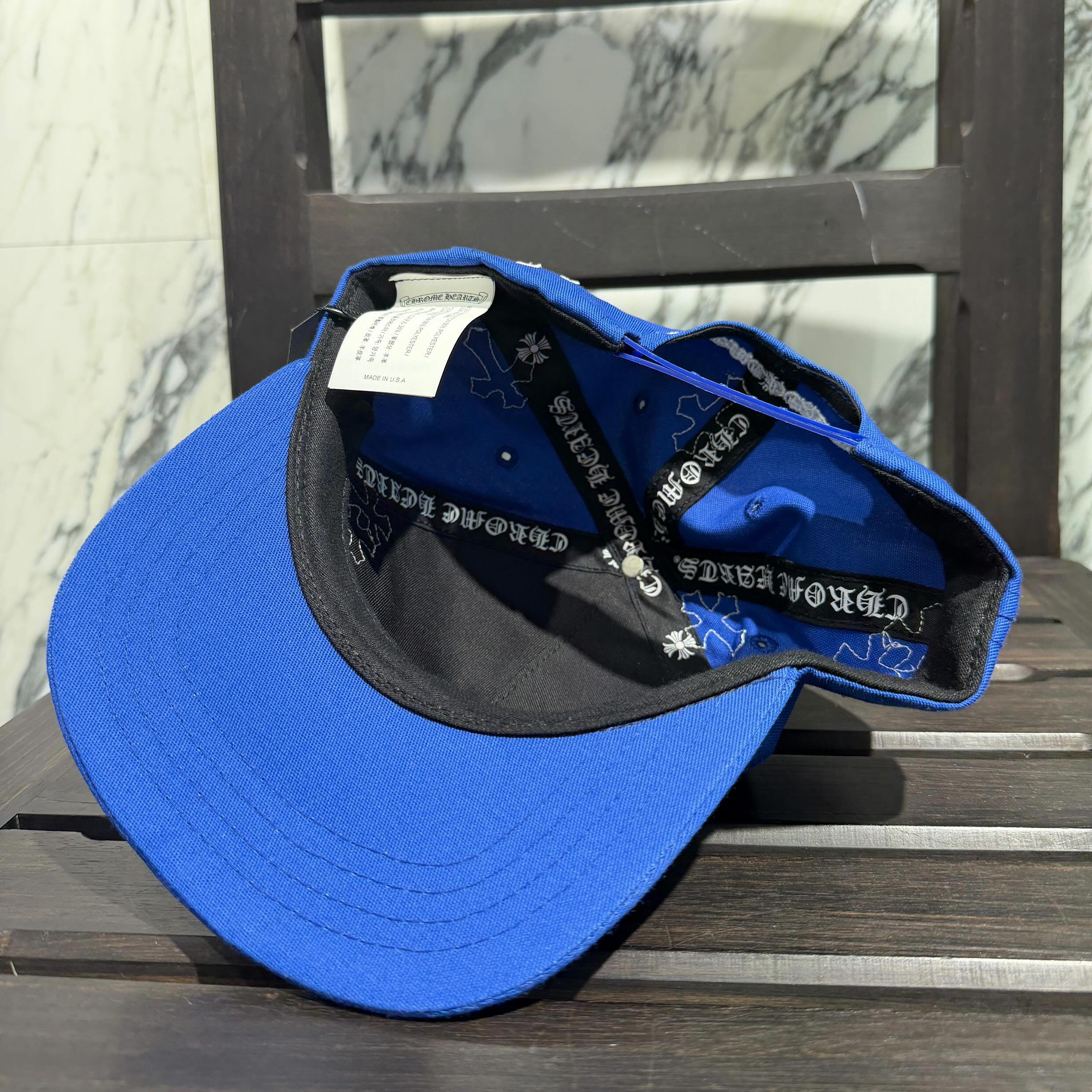 CHROME HEARTS Cemetery Cross Patch Trucker Cap Size ONE SIZE（53
