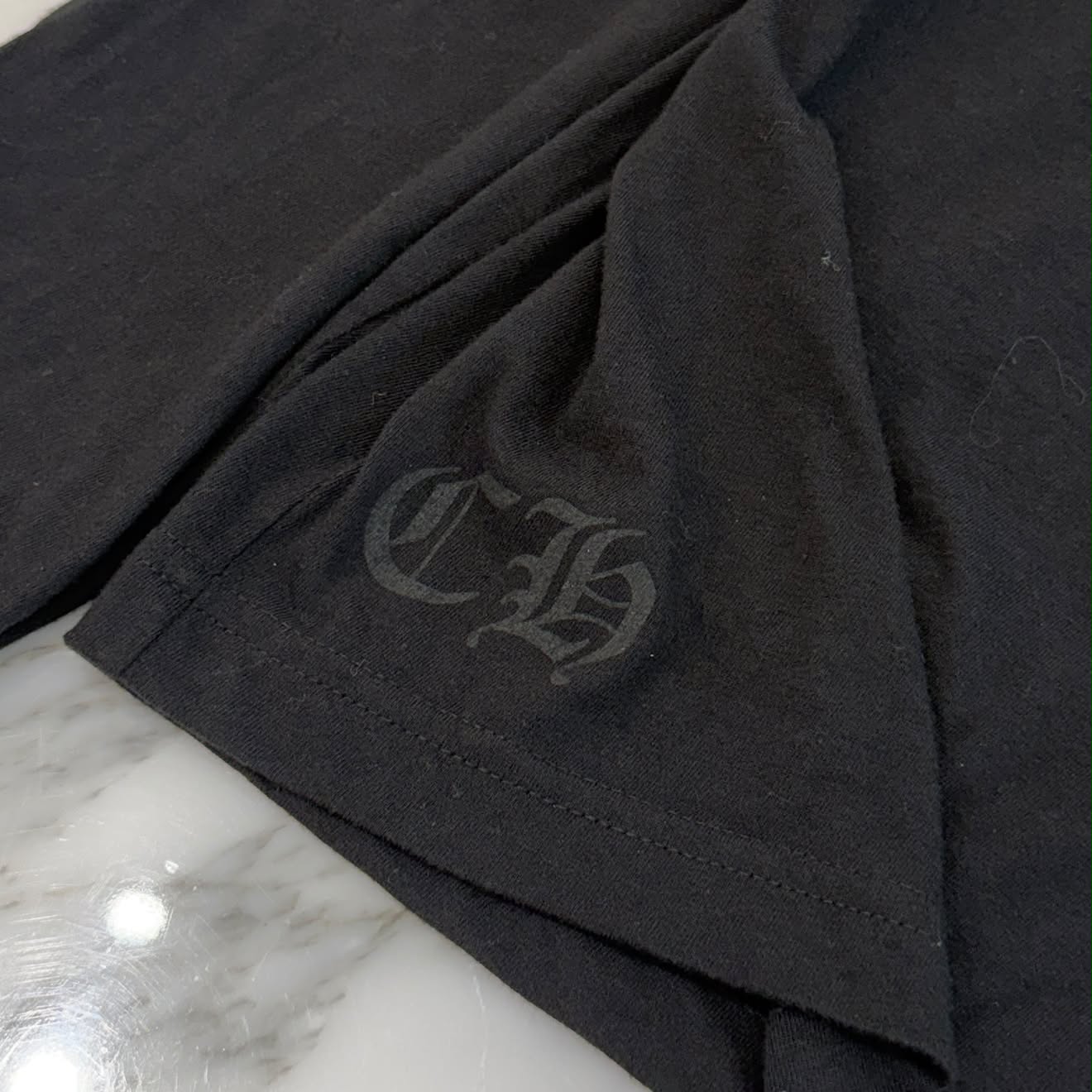 CHROME HEARTS Back Scroll Label Logo Long Sleeve Tee Size M クロムハーツ バックスクロールラベルロゴ ロングスリーブTシャツ サイズM