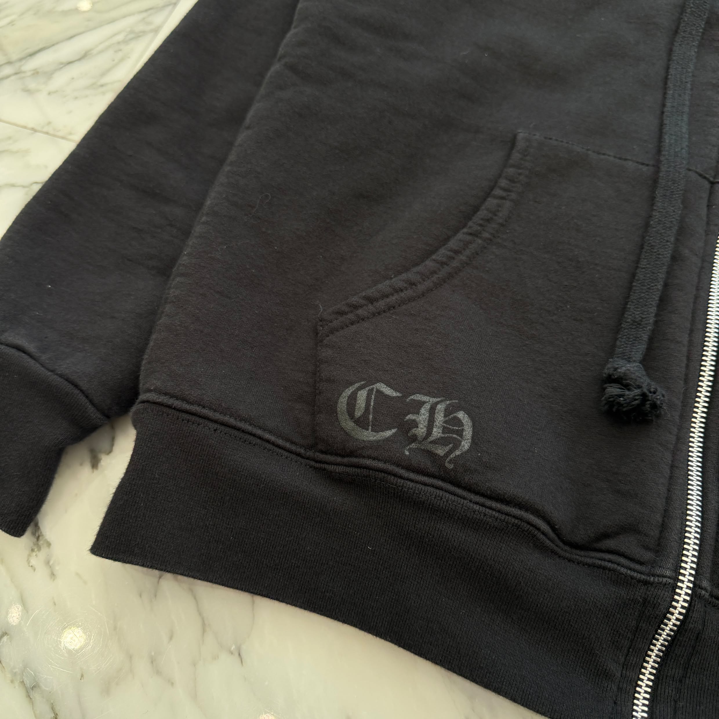 CHROME HEARTS Vine Dagger Back Arch USA Zip Up Hoodie Size L クロムハーツ ヴァインダガー バックアーチ USA ジップアップ フーディ サイズL