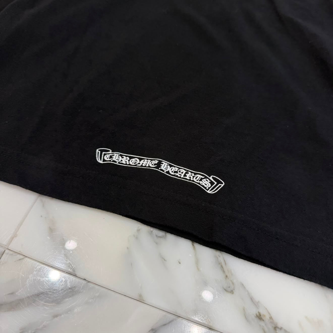 CHROME HEARTS Back Scroll Label Logo Long Sleeve Tee Size M クロムハーツ バックスクロールラベルロゴ ロングスリーブTシャツ サイズM
