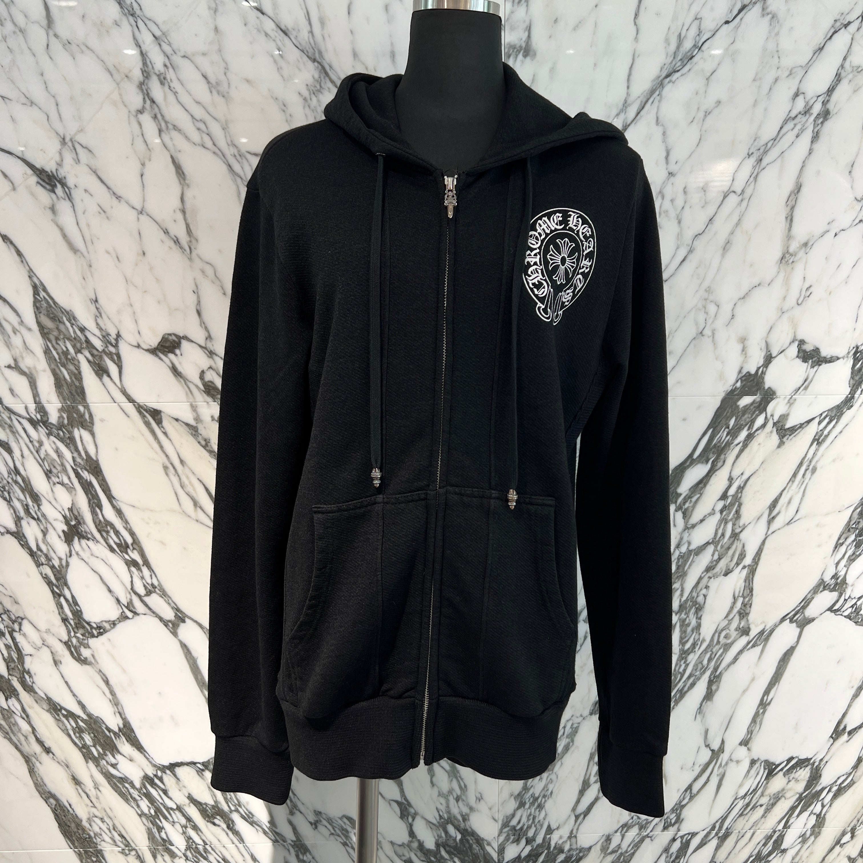 CHROME HEARTS × MATTY BOY GREEN CHOMPER Zip Up Hoodie Size M