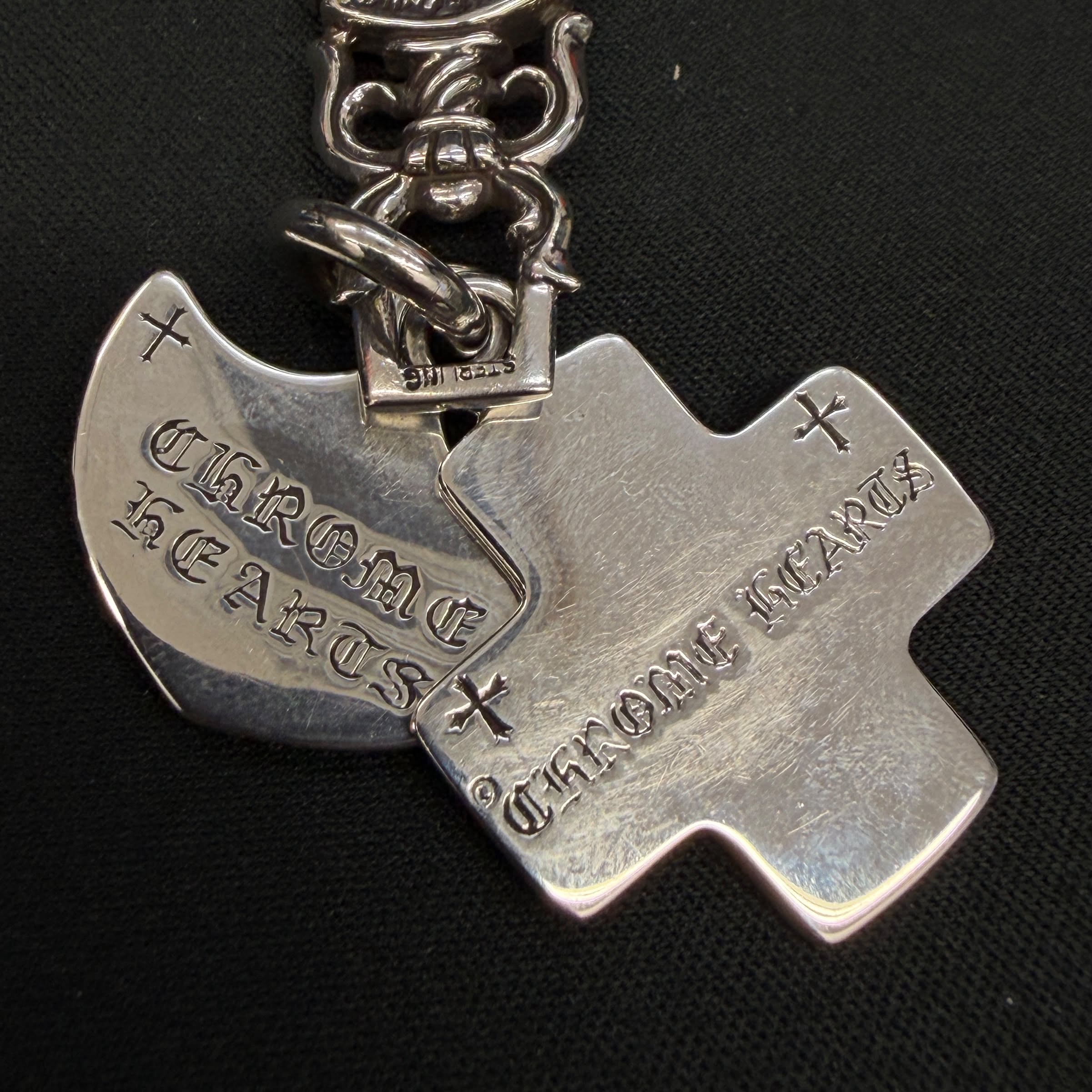CHROME HEARTS 3 TRINKETS Charm Pendant Top ＆ Ball chain クロムハーツ 3 トリンケッツ チャーム ペンダントトップ＆ボールチェーン