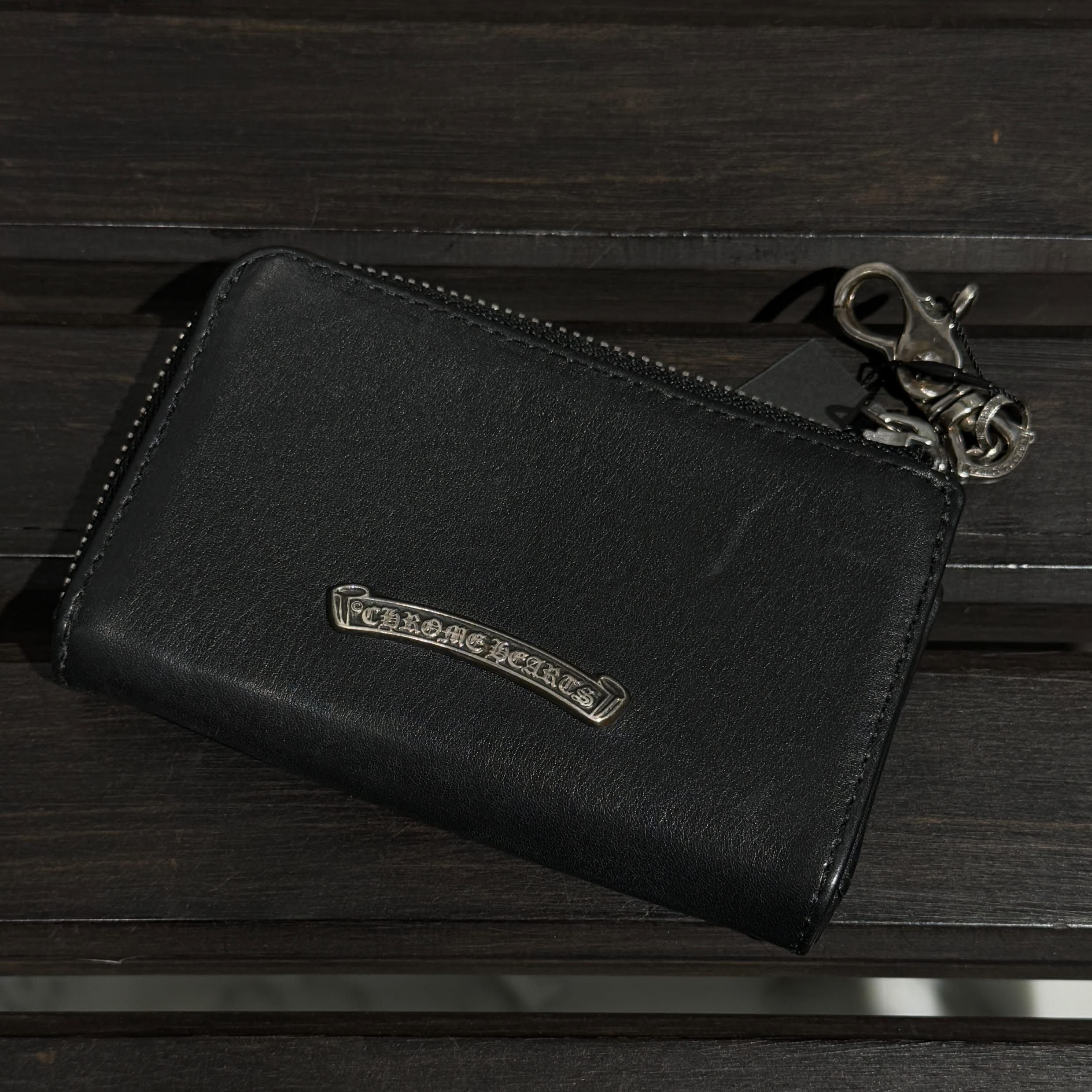 CHROME HEARTS CH Plus Patch Round Zip Coin Case クロムハーツ CHプラス パッチ ラウンドジップ コインケース