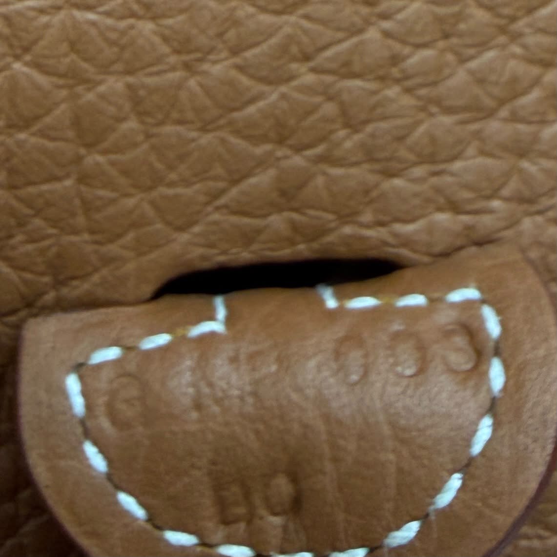 HERMES Evelyn Amazon TPM "Gold" G刻印 エルメス エブリン アマゾン TPM "ゴールド" レザーショルダーバッグ G刻印