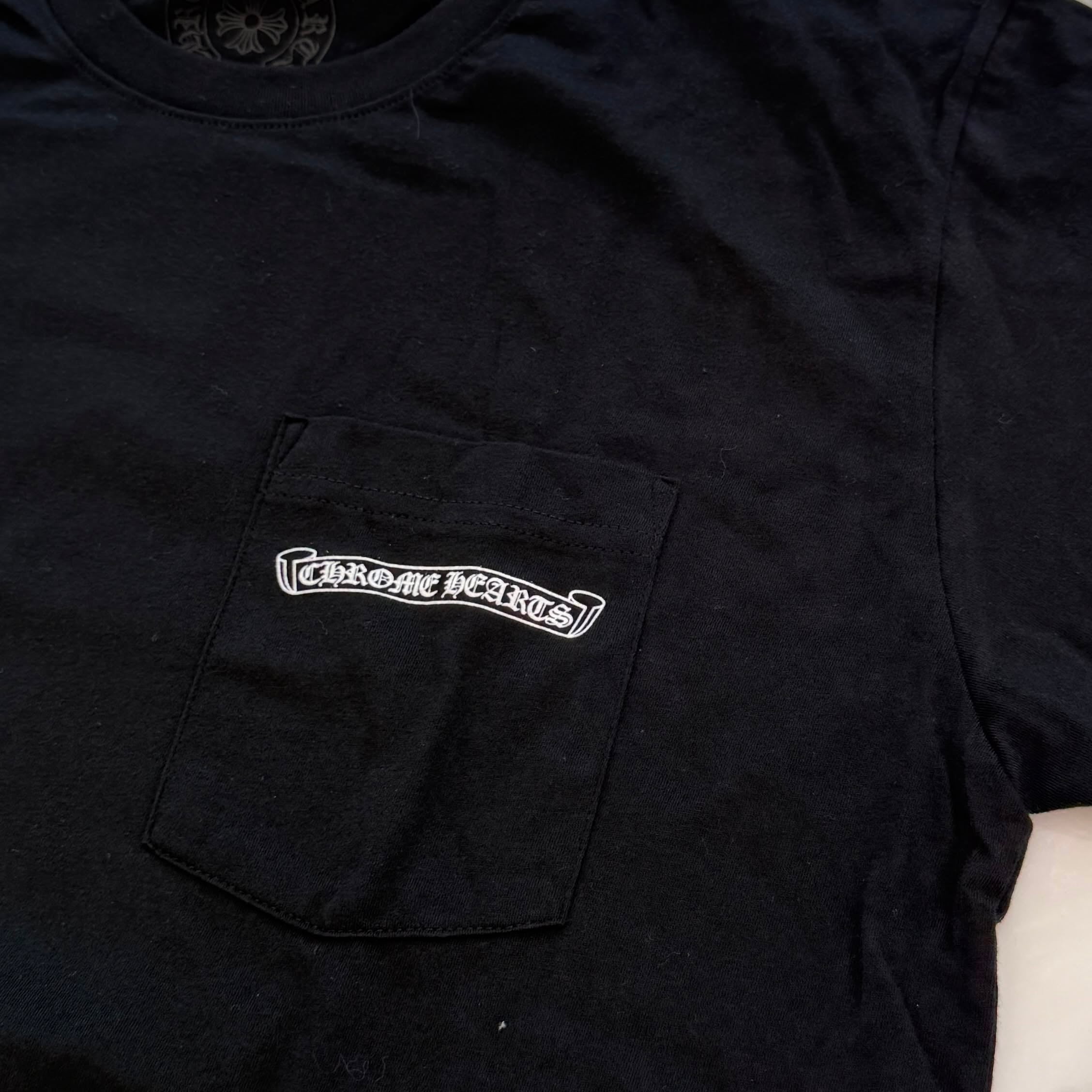 CHROME HEARTS Back Floral Cross Tee Size L クロムハーツ バック フローラルクロス Tシャツ サイズL
