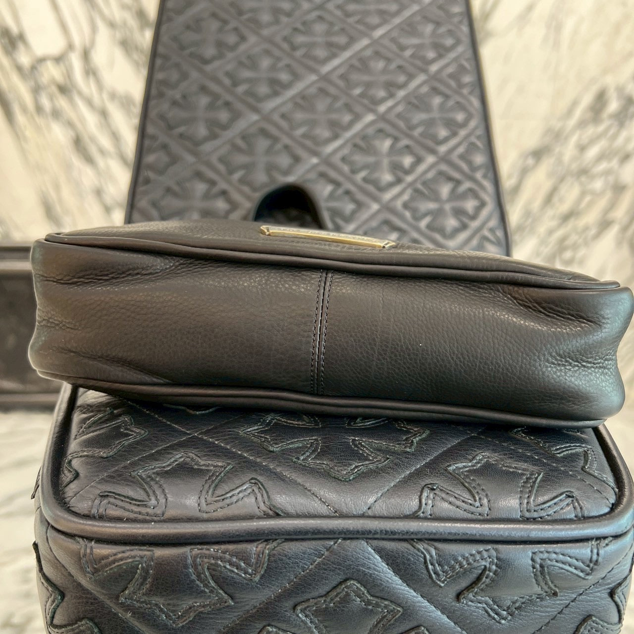 CHROME HEARTS CHICKEN NUGGET Small Leather Shoulder Bag クロムハーツ チキンナゲット スモールレザー ショルダーバッグ