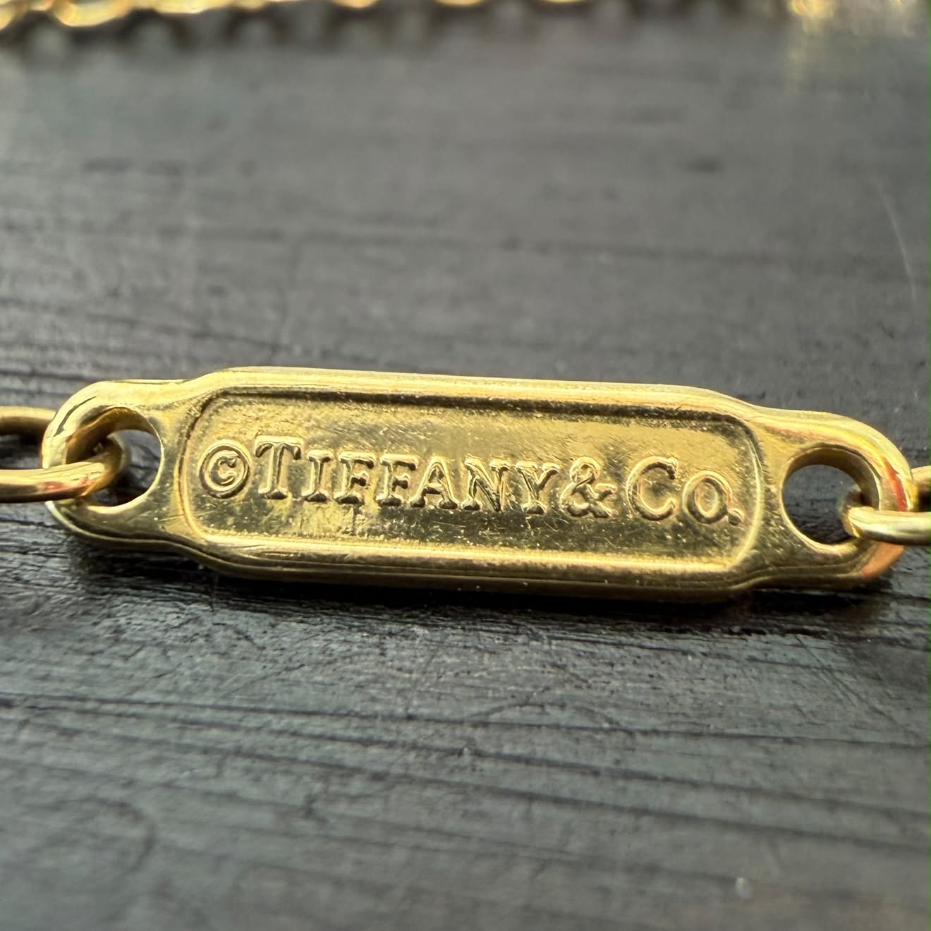 Tiffany Co. 18K YG T Smile Pendant "Mini" 62617640 ティファニー 18K イエローゴールド T スマイル ペンダント "ミニ"