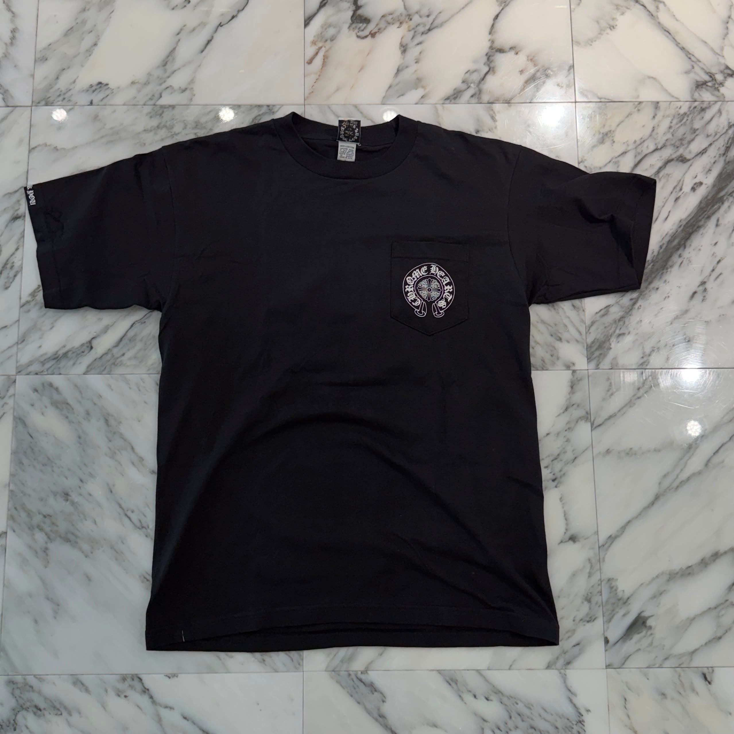 CHROME HEARTS Horseshoe Back Cemetery Cross Print Tee Size L クロムハーツ ホースシュー バックセメタリークロスプリント Tシャツ サイズL