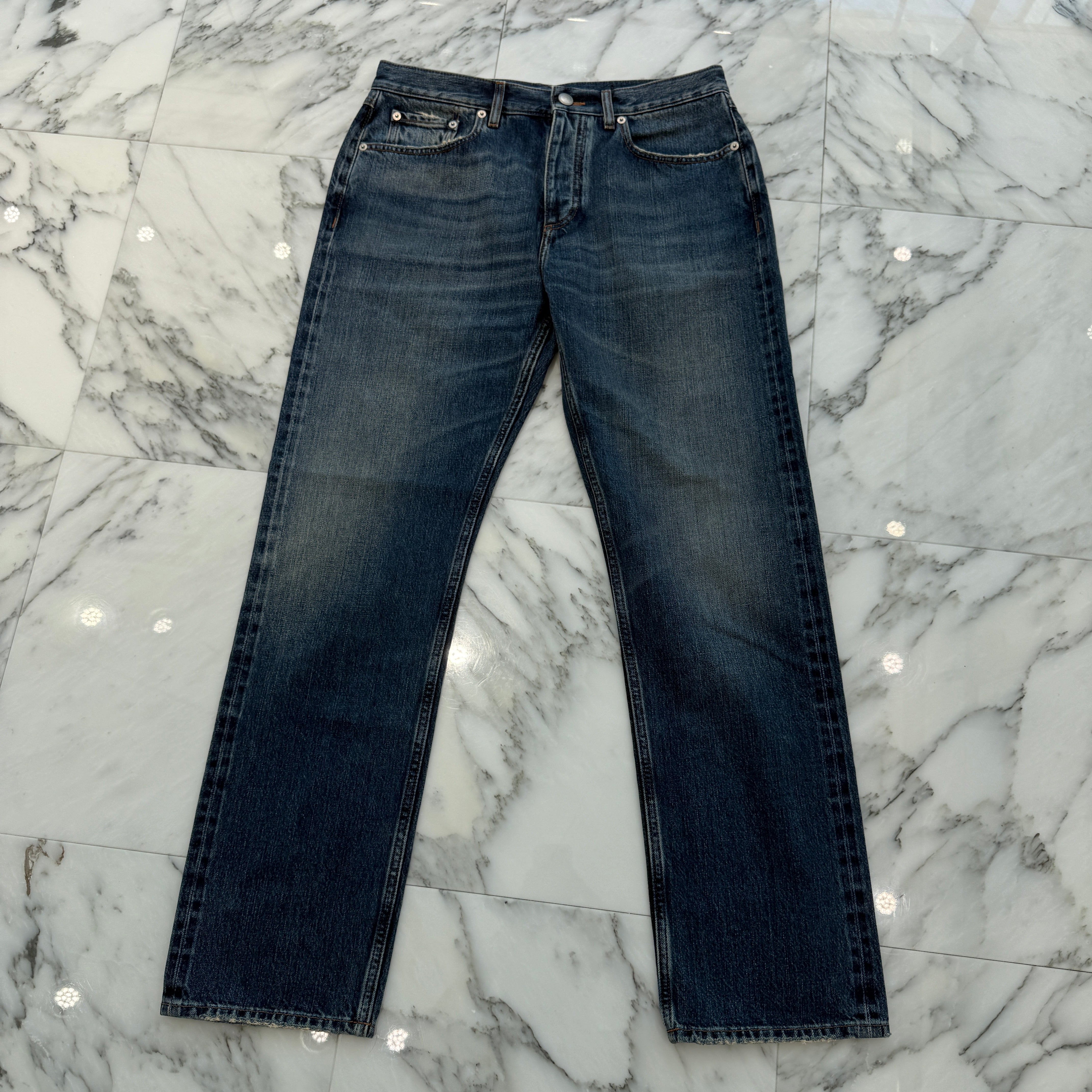 BURBERRY 2023AW Straight Fit Boot Cut Jeans 8071547 Size W32×L32 バーバリー ストレートフィット ブーツカットジーンズ サイズW32×L32