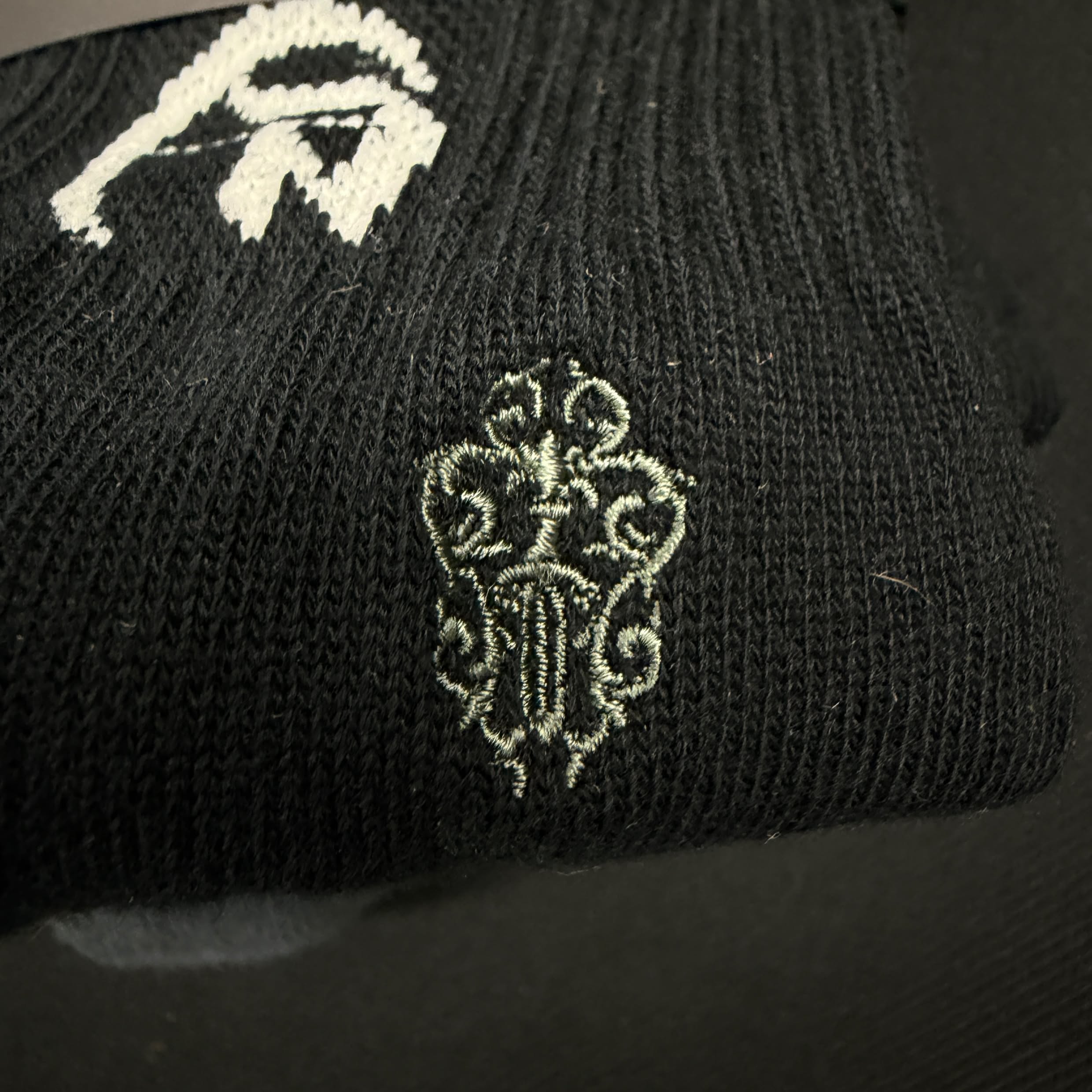 CHROME HEARTS Stencil Logo Socks x3 Size L(JP27-30) クロムハーツ ステンシル ロゴ ソックス 靴下 サイズL(JP27-30)