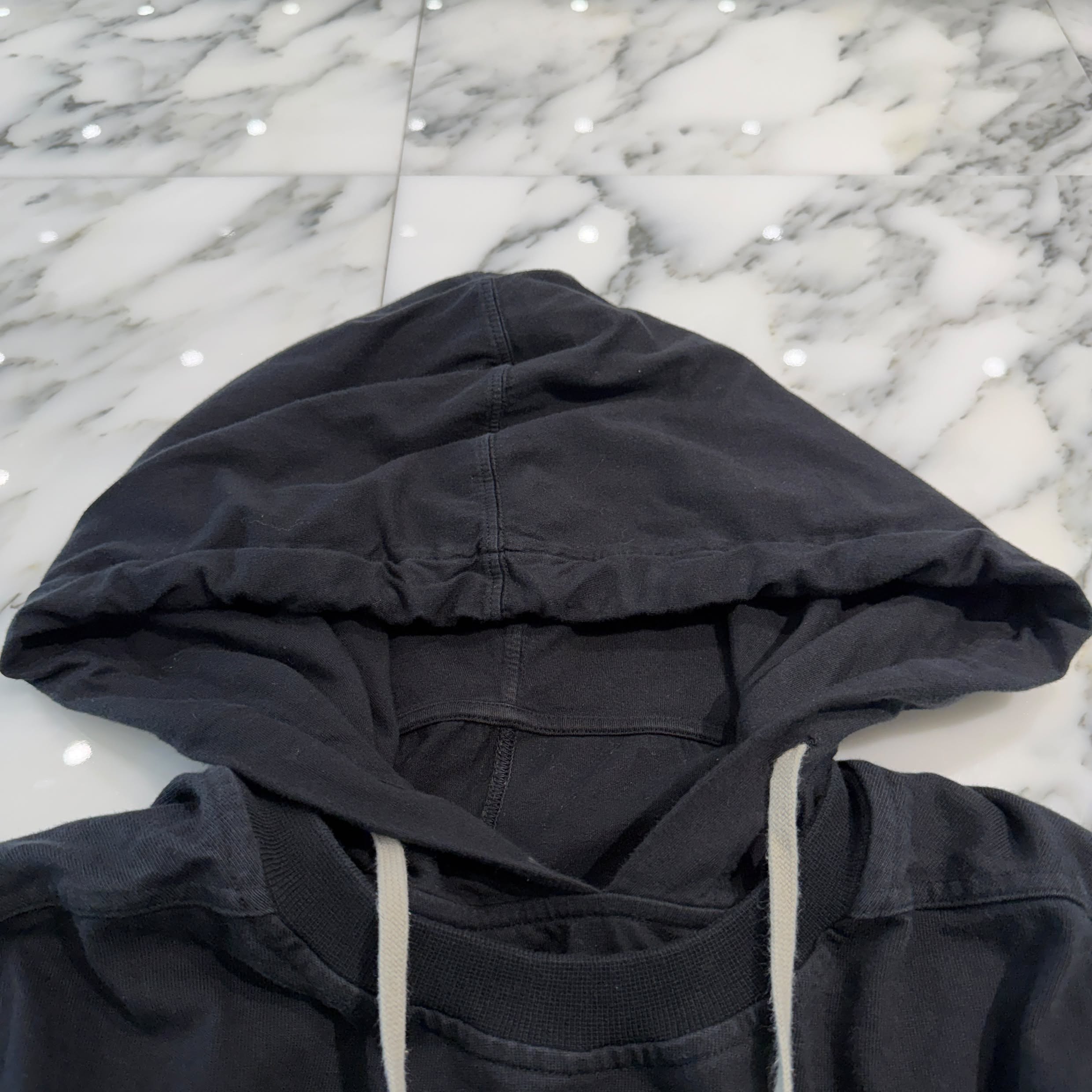 Rick Owens DRKSHDW 2023SS Docking Layered Pullover Hoodie DU01C6281-RIGRN Size S リックオウエンス ダークシャドウ ドッキング レイヤード プルオーバー フーディ サイズS