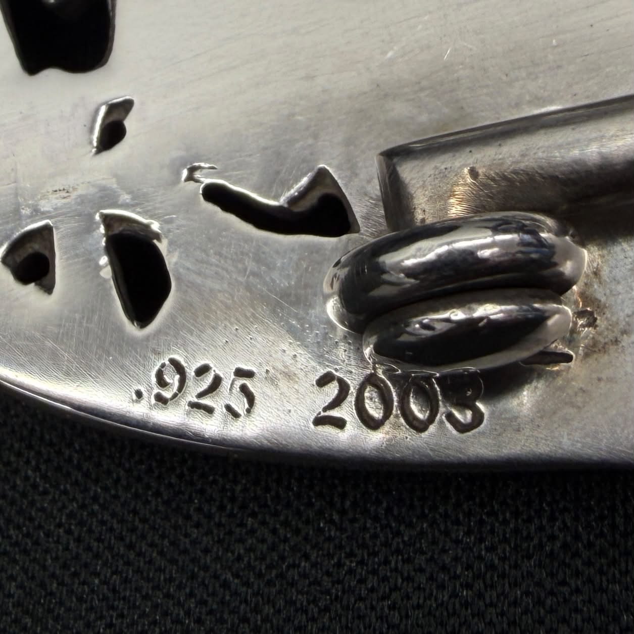 CHROME HEARTS 1.5 Cemetery Cross Silver Buckle クロムハーツ 1.5 セメタリークロス シルバー バックル