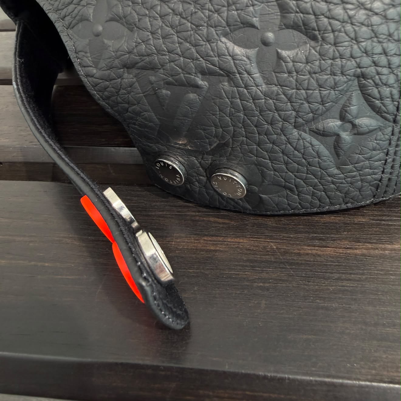 LOUIS VUITTON 2019SS Monogram Quill 1.0 Leather Cap MP2320 Size TU ルイヴィトン キャスケット・モノグラム クイル 1.0 レザーキャップ サイズTU