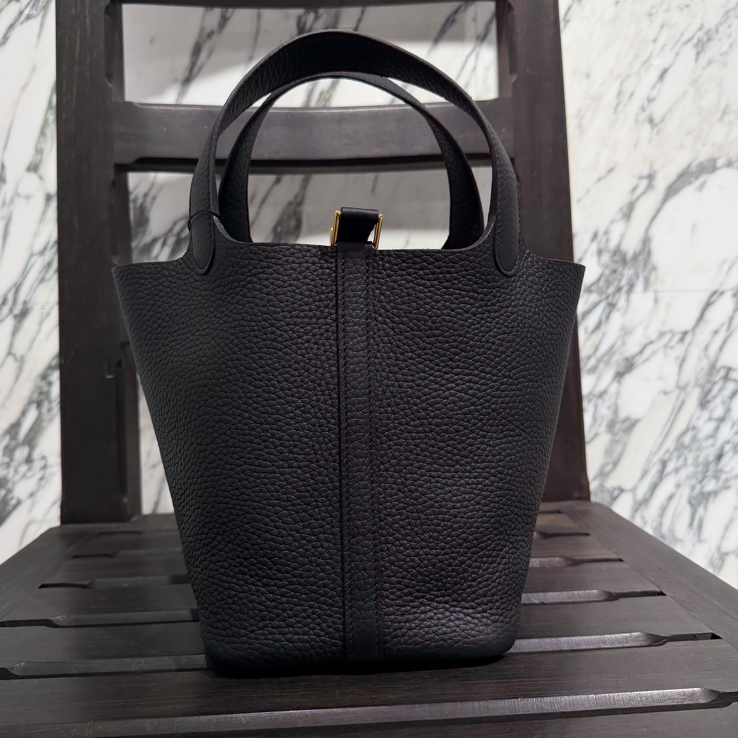 HERMES Picotin Lock PM "NOIR" G刻印 エルメス ピコタンロック PM "ノワール" G刻印