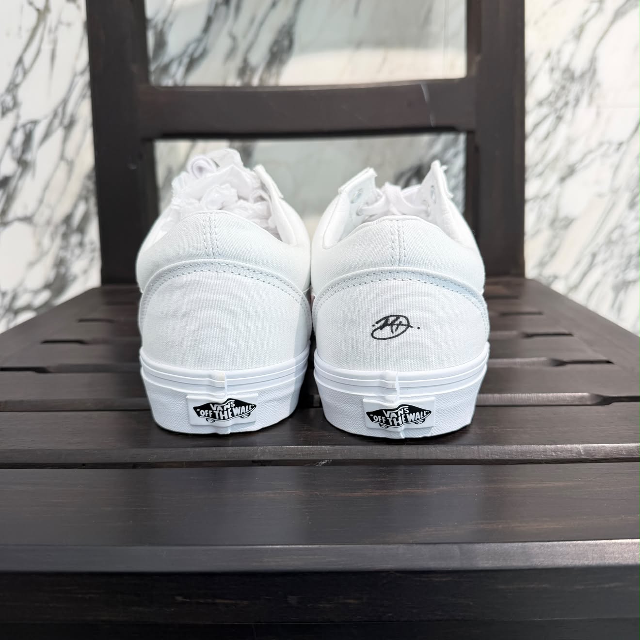 VANS ×  MATTY BOY Old School Hand Painted Custom Low Top Sneakers Size US12 (約30.0cm) バンズ ×マティボーイ オールド スクール ハンドペイントカスタム ローカットスニーカー サイズUS12 (約30.0cm)