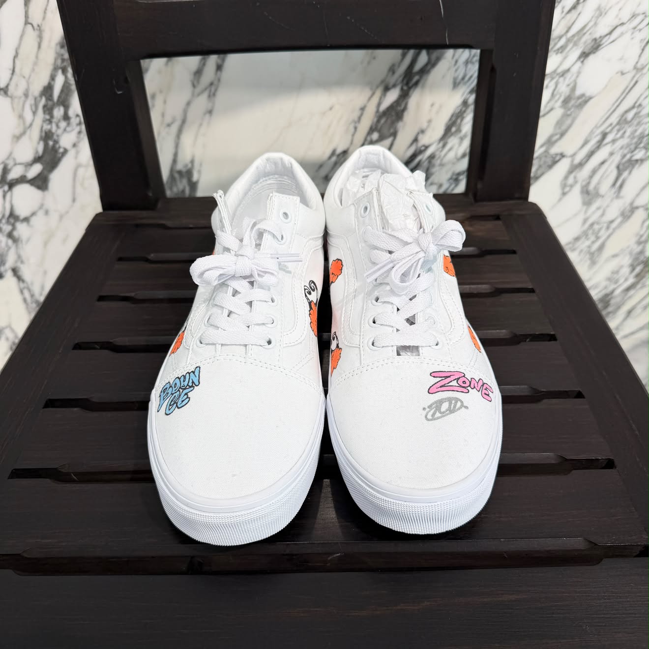 VANS ×  MATTY BOY Old School Hand Painted Custom Low Top Sneakers Size US12 (約30.0cm) バンズ ×マティボーイ オールド スクール ハンドペイントカスタム ローカットスニーカー サイズUS12 (約30.0cm)