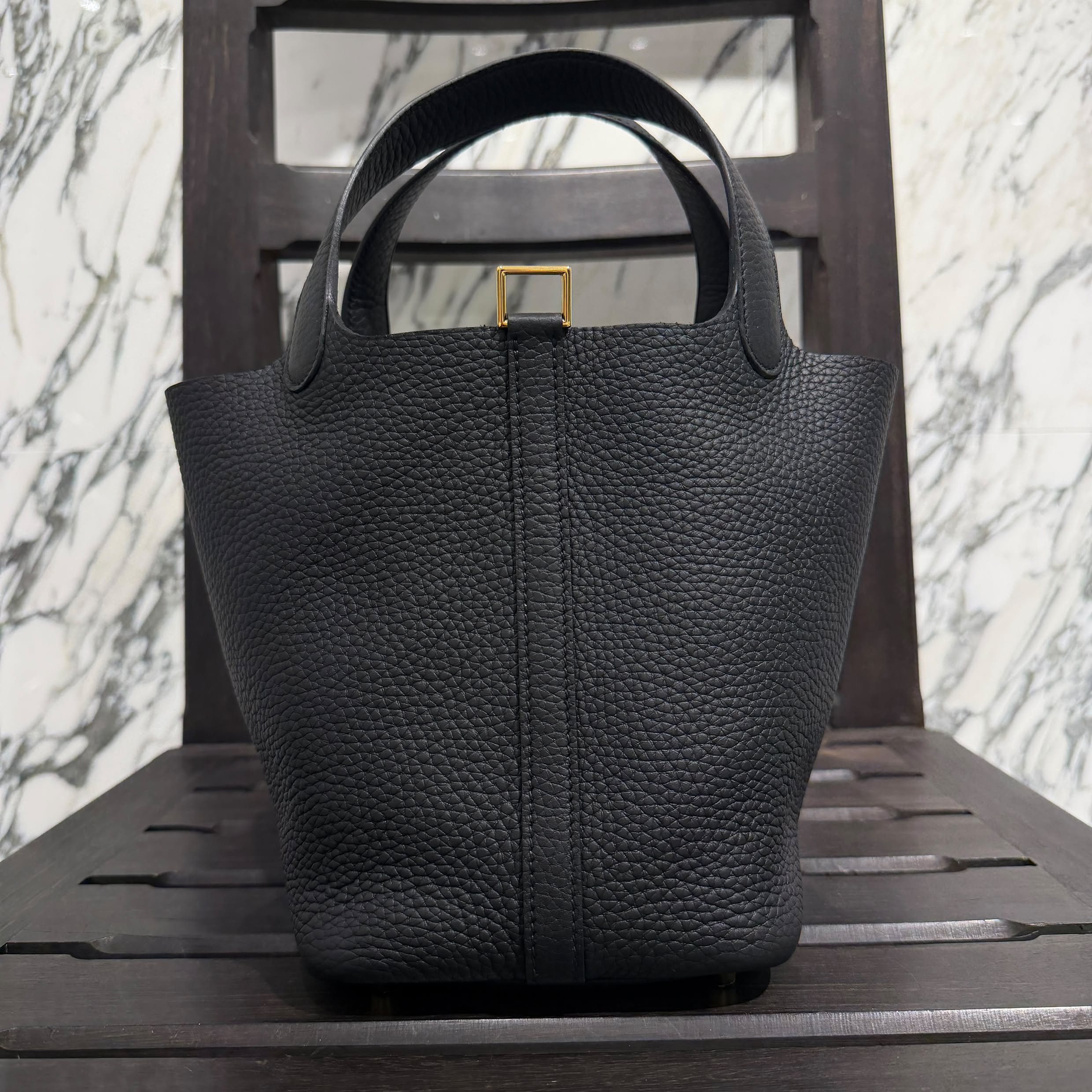 HERMES Picotin Lock PM "NOIR" G刻印 エルメス ピコタンロック PM "ノワール" G刻印
