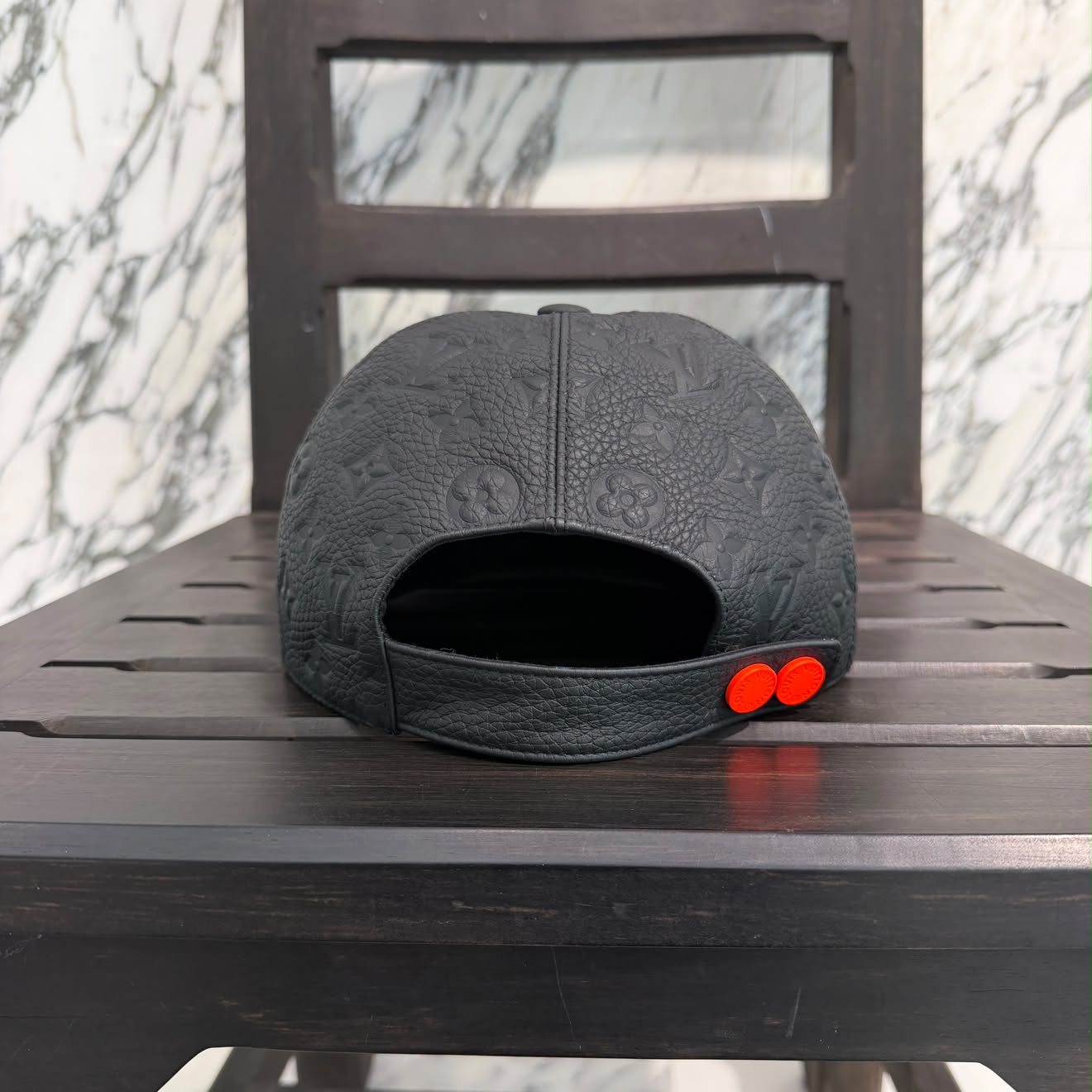LOUIS VUITTON 2019SS Monogram Quill 1.0 Leather Cap MP2320 Size TU ルイヴィトン キャスケット・モノグラム クイル 1.0 レザーキャップ サイズTU