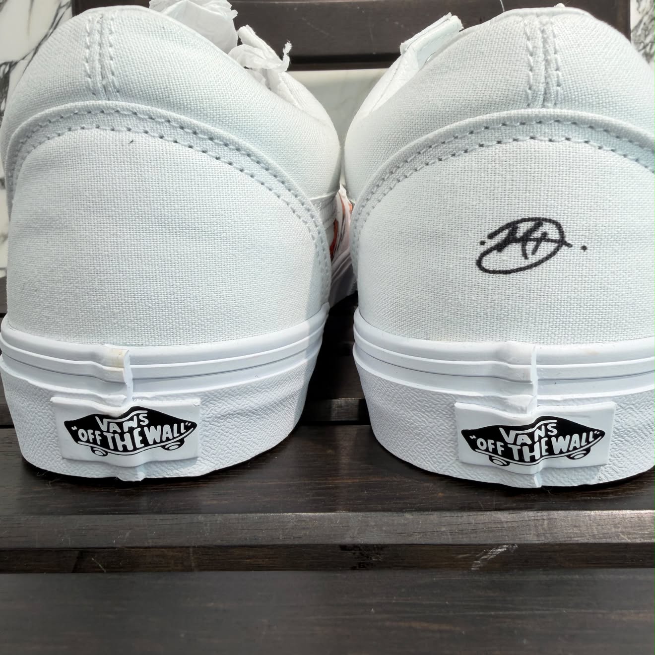 VANS ×  MATTY BOY Old School Hand Painted Custom Low Top Sneakers Size US12 (約30.0cm) バンズ ×マティボーイ オールド スクール ハンドペイントカスタム ローカットスニーカー サイズUS12 (約30.0cm)