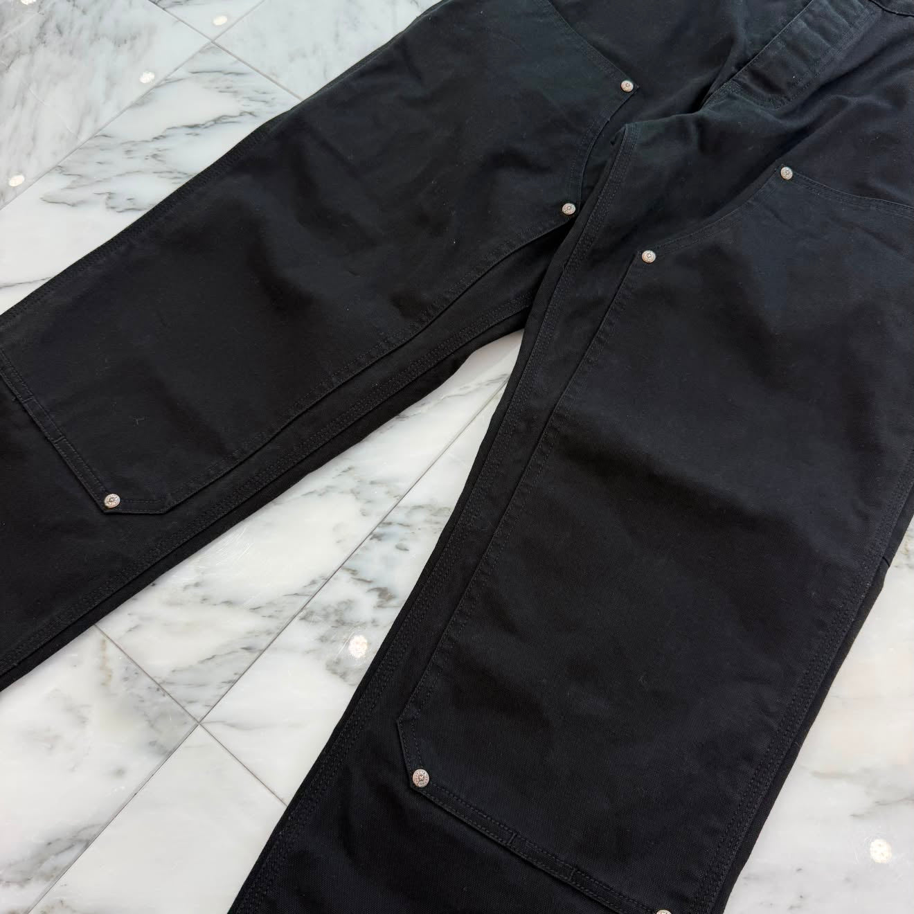CHROME HEARTS Carpenter Cross Ball Button Denim Pants Size 32 クロムハーツ カーペンター クロスボールボタン デニムパンツ サイズ32
