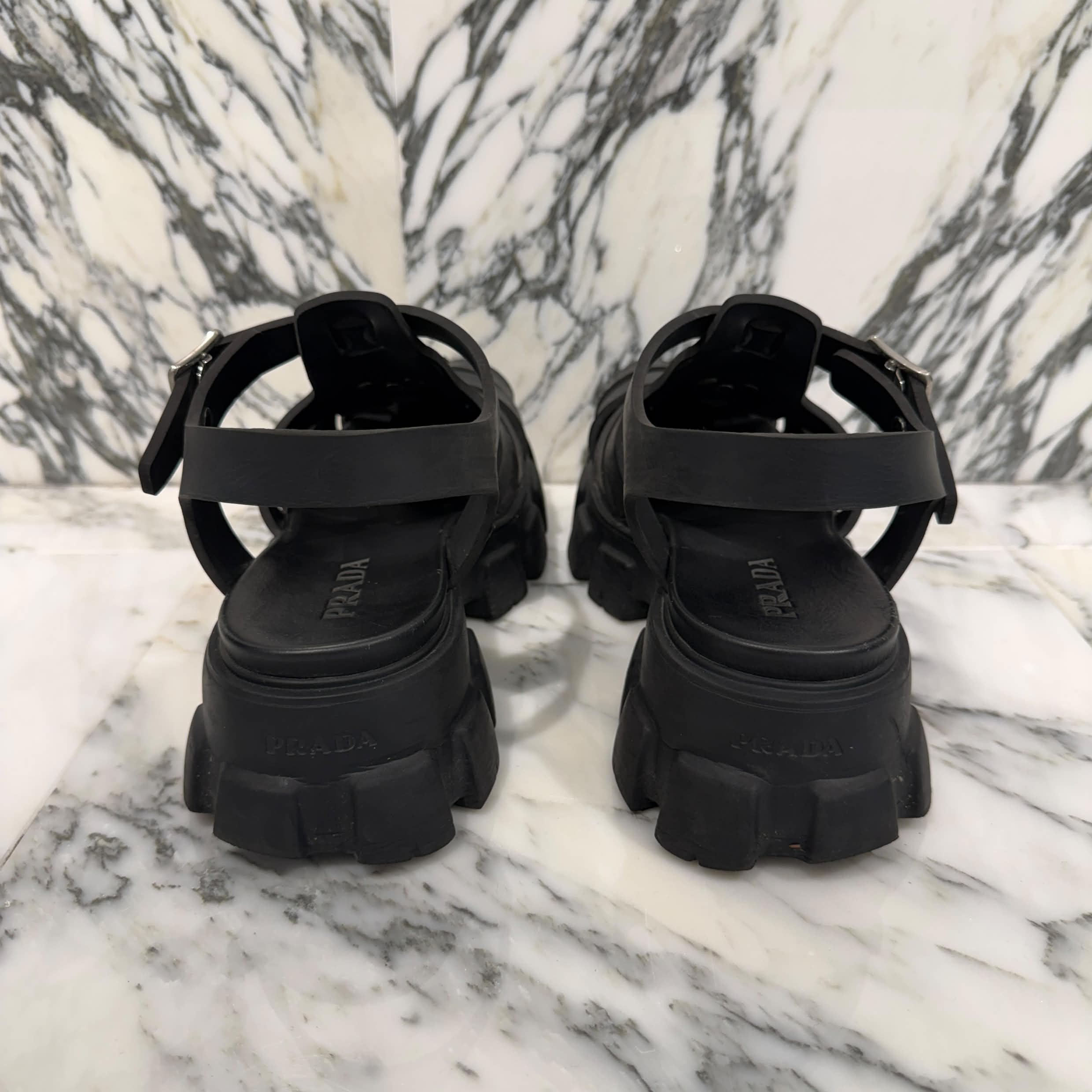 PRADA 2022SS Monolith Rubber Sandals 2X3083_3LKK_F0002 Size 9(約28.0cm) プラダ モノリス ラバーサンダル サイズ9(約28.0cm)