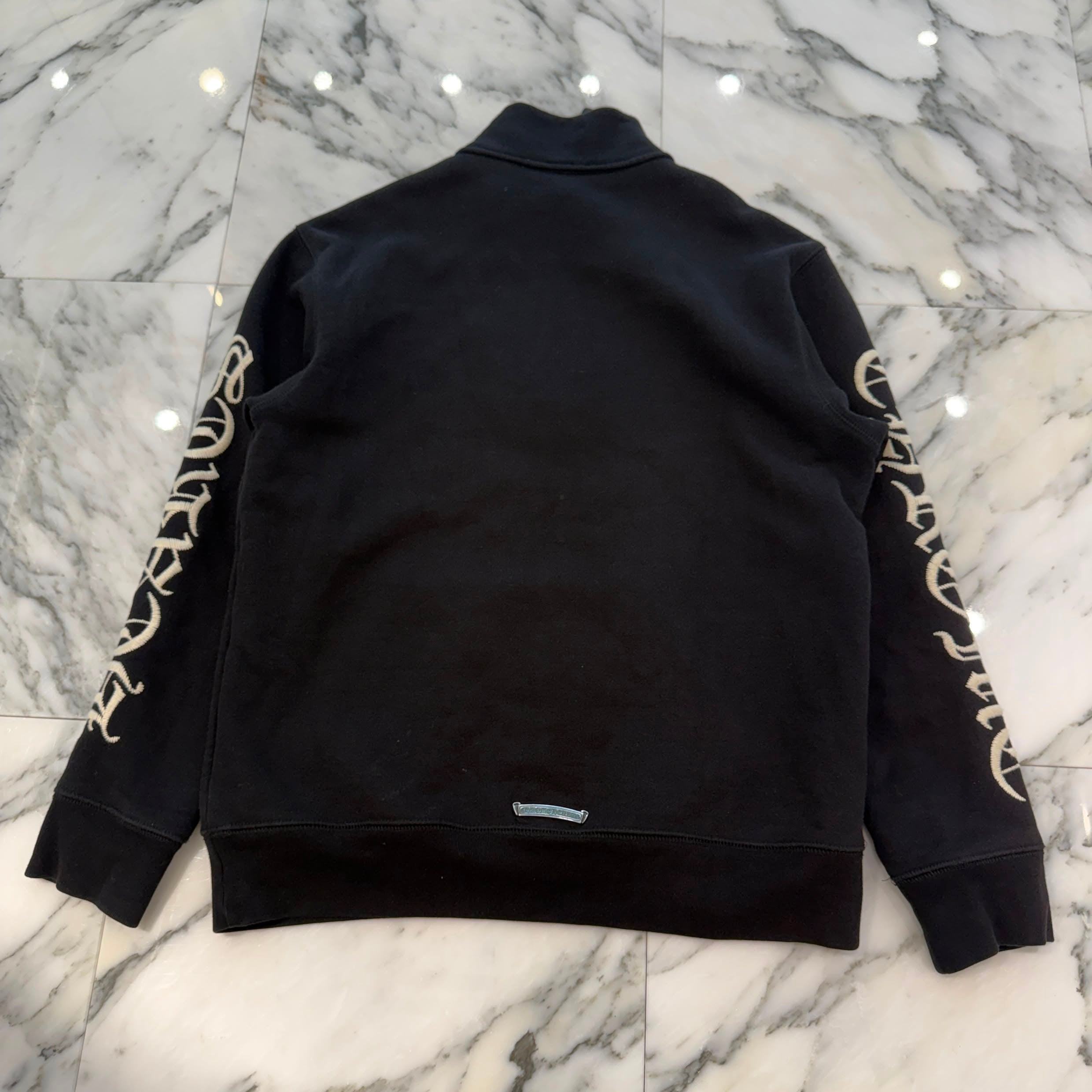 CHROME HEARTS Y NOT SLO RIDE Half Zip Sweat Shirt Size S クロムハーツ ワイノット スローライド ハーフジップ スウェットシャツ サイズS