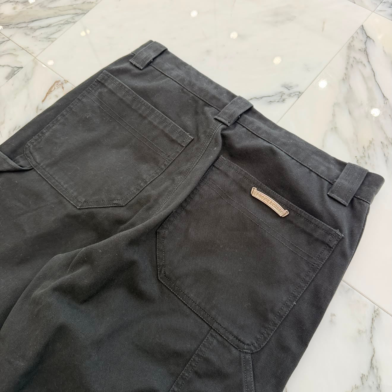 CHROME HEARTS Carpenter Cross Ball Button Denim Pants Size 32 クロムハーツ カーペンター クロスボールボタン デニムパンツ サイズ32
