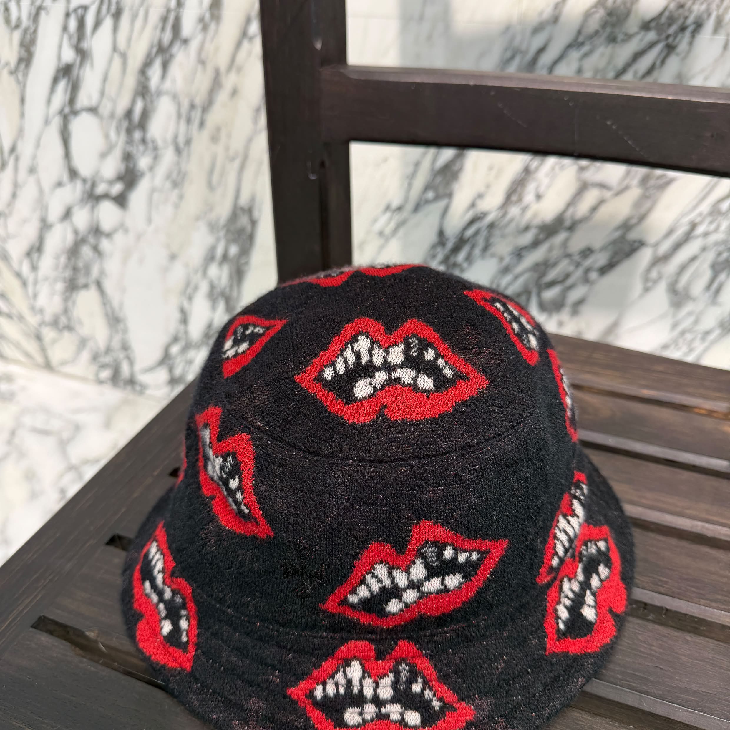 CHROME HEARTS × MATTY BOY Chomper Cashmere Bucket Hat Size M (58.5cm) クロムハーツ × マッティボーイ チョンパー カシミヤ バケットハット サイズM (58.5cm)