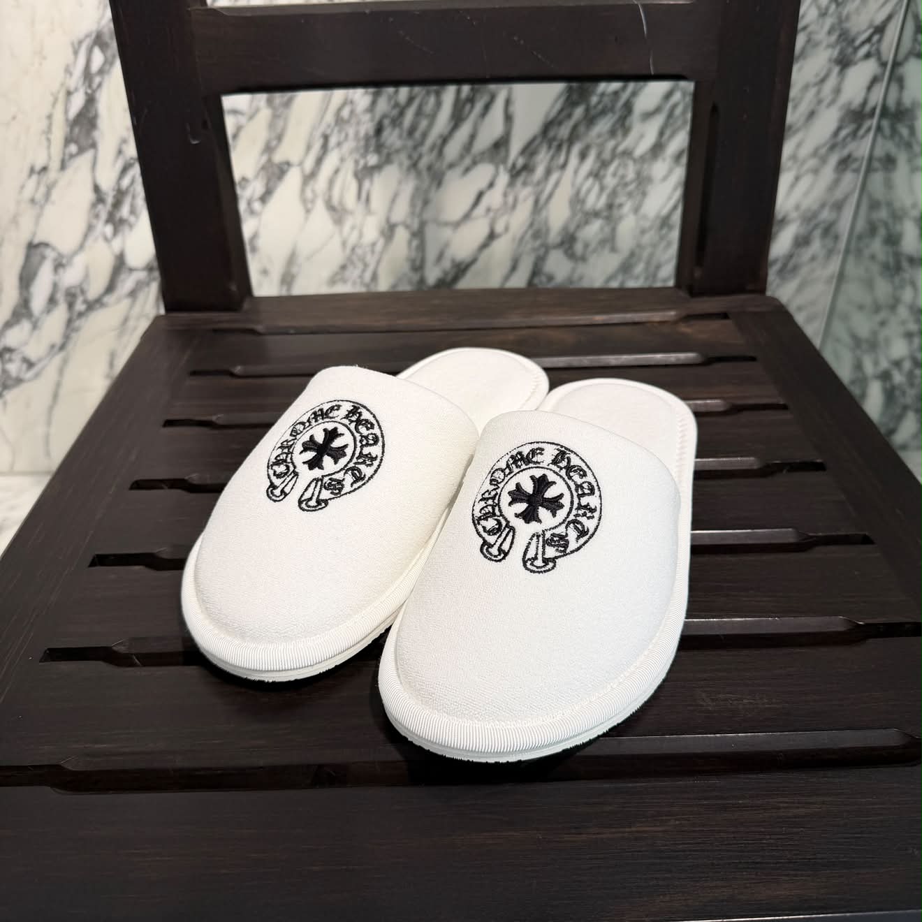 CHROME HEARTS Horseshoe Hotel Slippers Sandals Size XS (約23.0cm～23.5cm) クロムハーツ ホースシュー ホテルスリッパ サイズXS (約23.0cm～23.5cm)