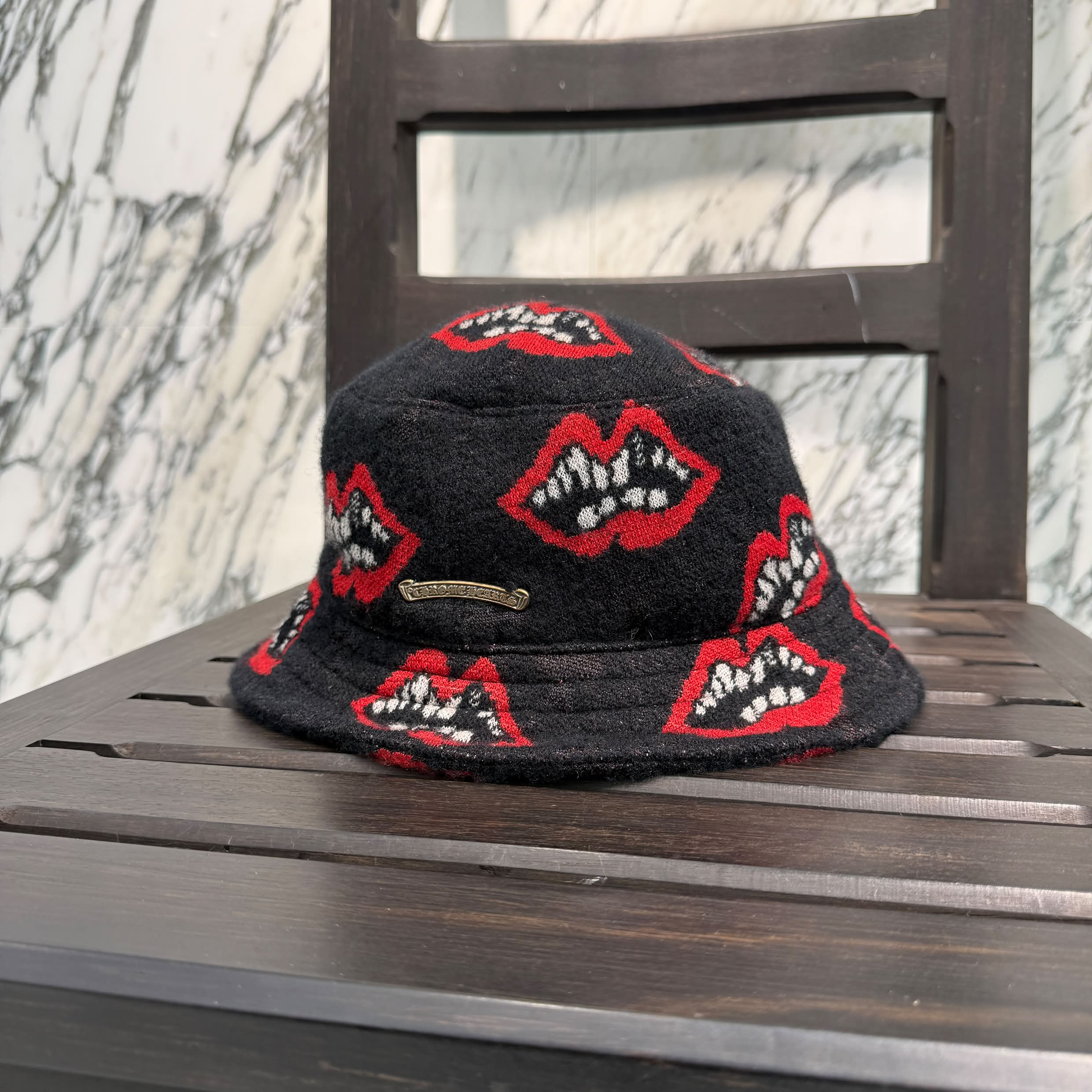 CHROME HEARTS × MATTY BOY Chomper Cashmere Bucket Hat Size M (58.5cm) クロムハーツ × マッティボーイ チョンパー カシミヤ バケットハット サイズM (58.5cm)