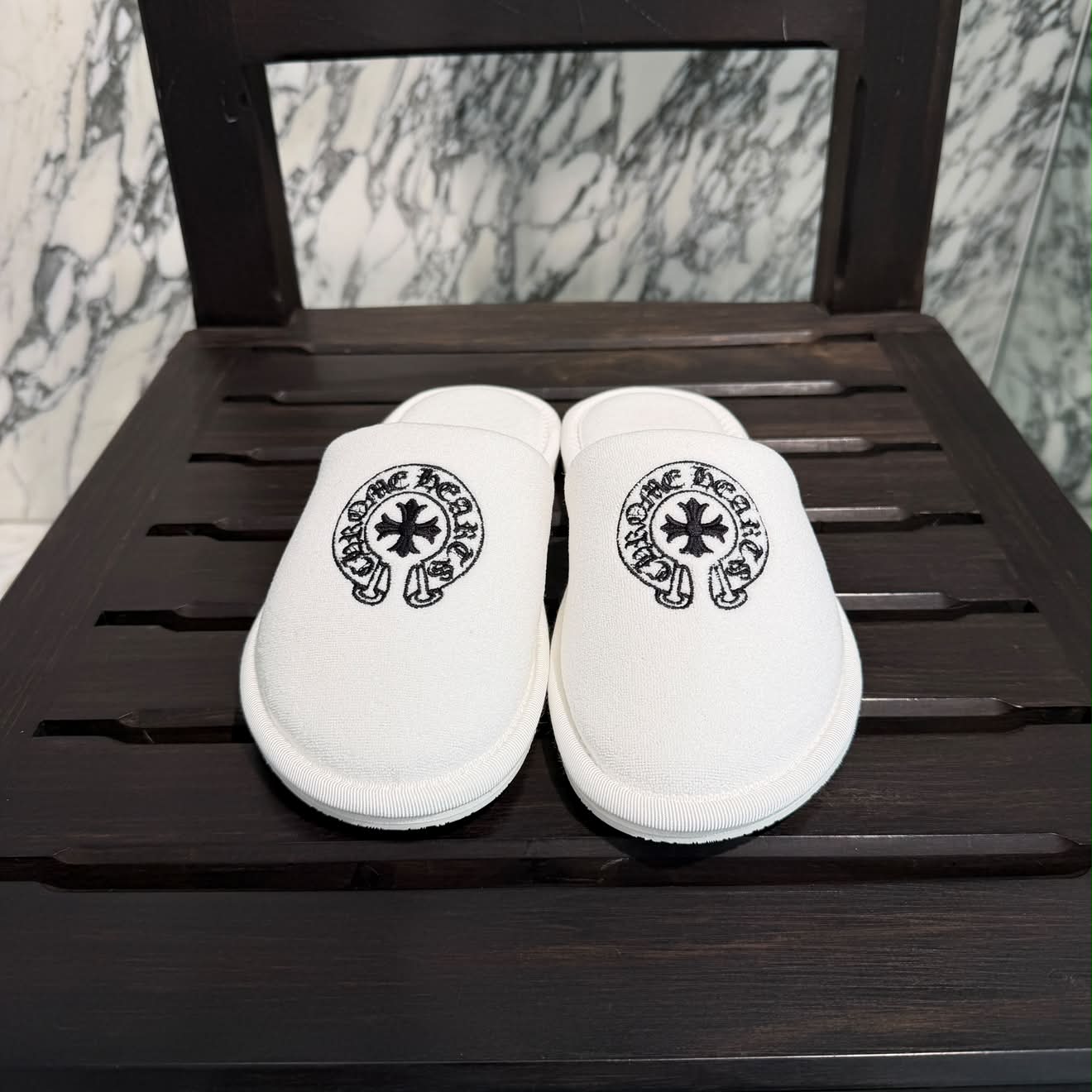 CHROME HEARTS Horseshoe Hotel Slippers Sandals Size XS (約23.0cm～23.5cm) クロムハーツ ホースシュー ホテルスリッパ サイズXS (約23.0cm～23.5cm)