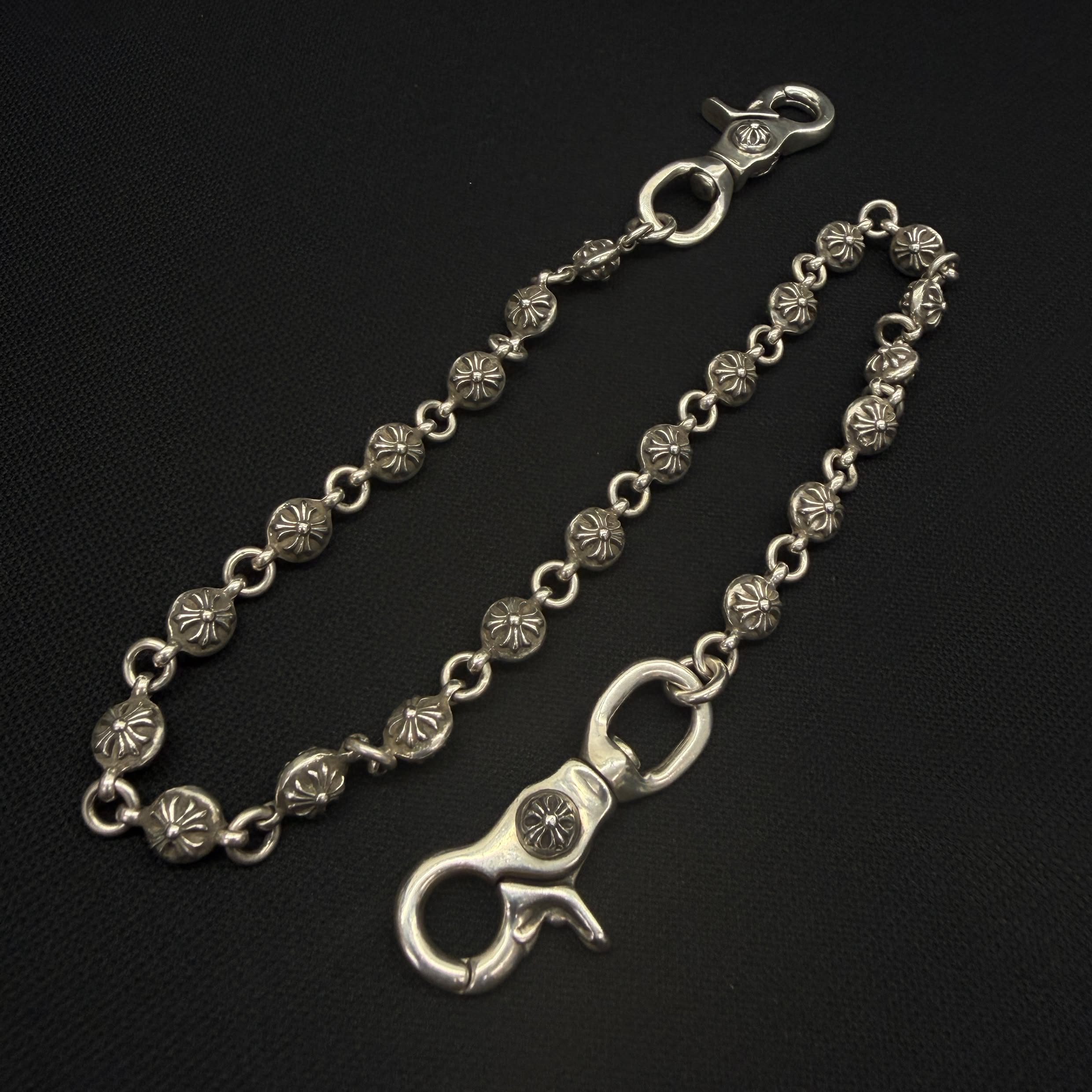 CHROME HEARTS 2CLIP Cross Ball Wallet Chain クロムハーツ 2クリップ クロスボール ウォレットチェーン