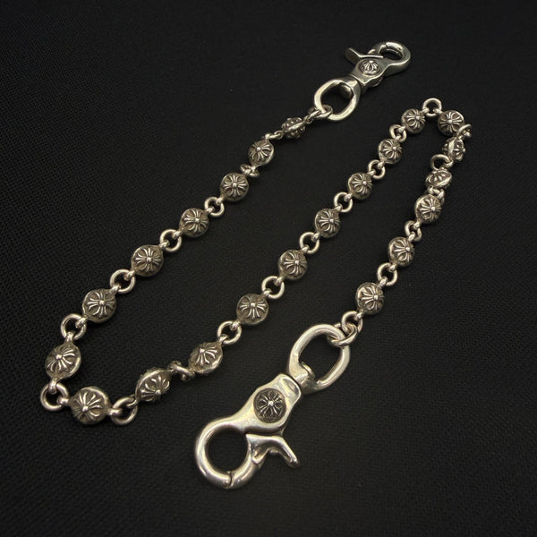 CHROME HEARTS 2CLIP Cross Ball Wallet Chain クロムハーツ 2クリップ クロスボール ウォレットチェーン