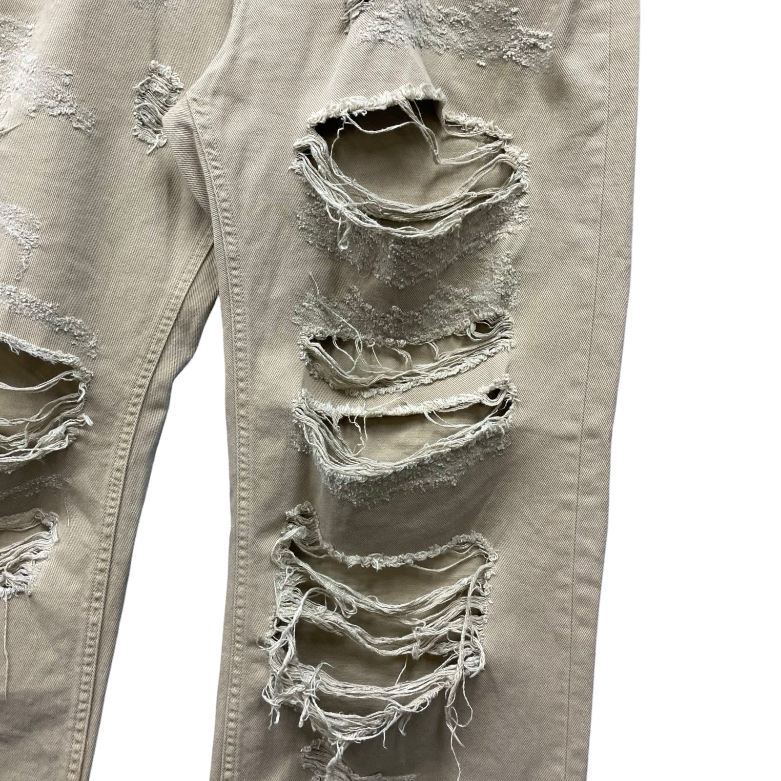 DOLCE＆GABBANA Distressed Loose Fit Denim Pants GWVNXD G8EW3 Size 48