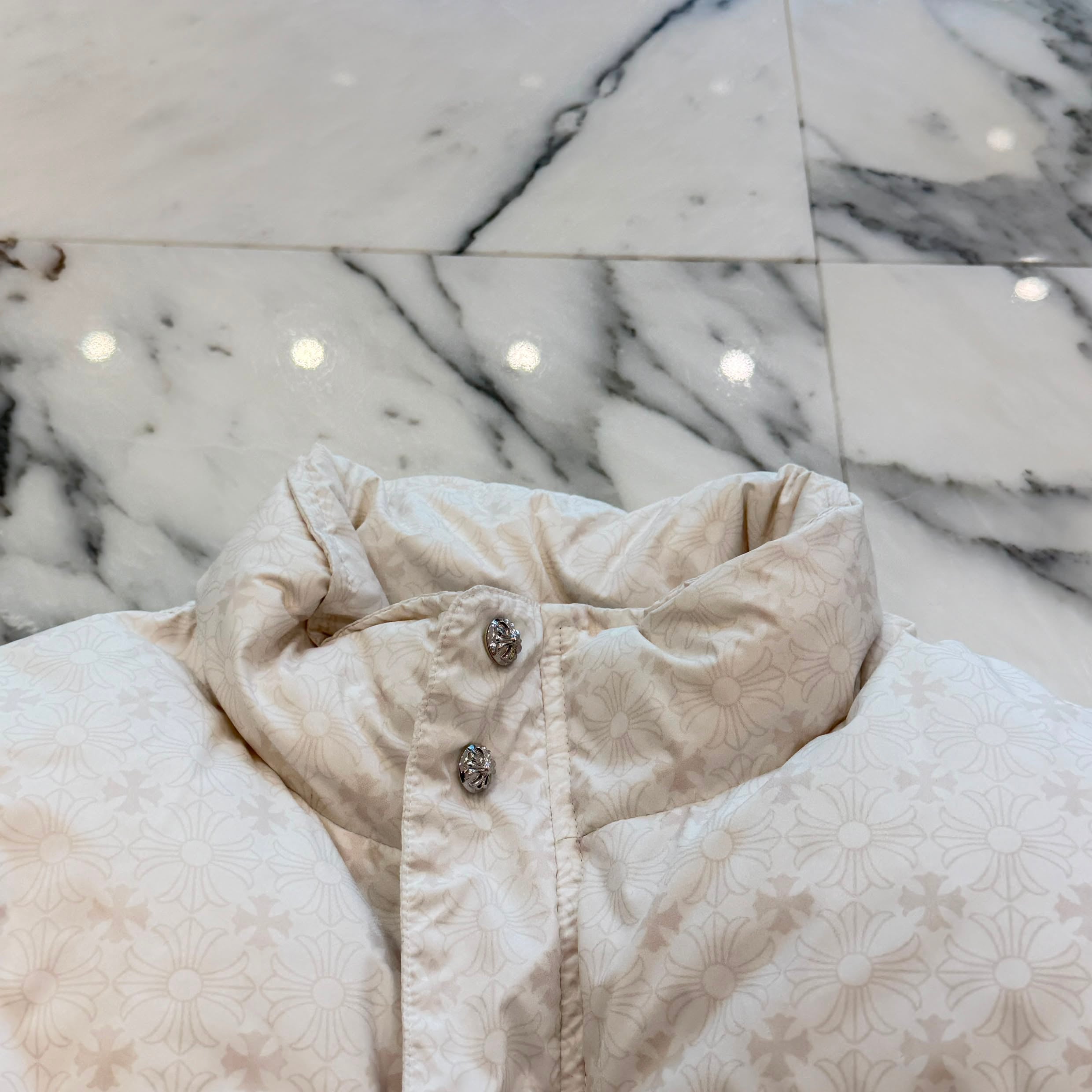 CHROME HEARTS CH Plus Stiff Down Jacket Size M クロムハーツ CHプラス スティッフ ダウンジャケット サイズM