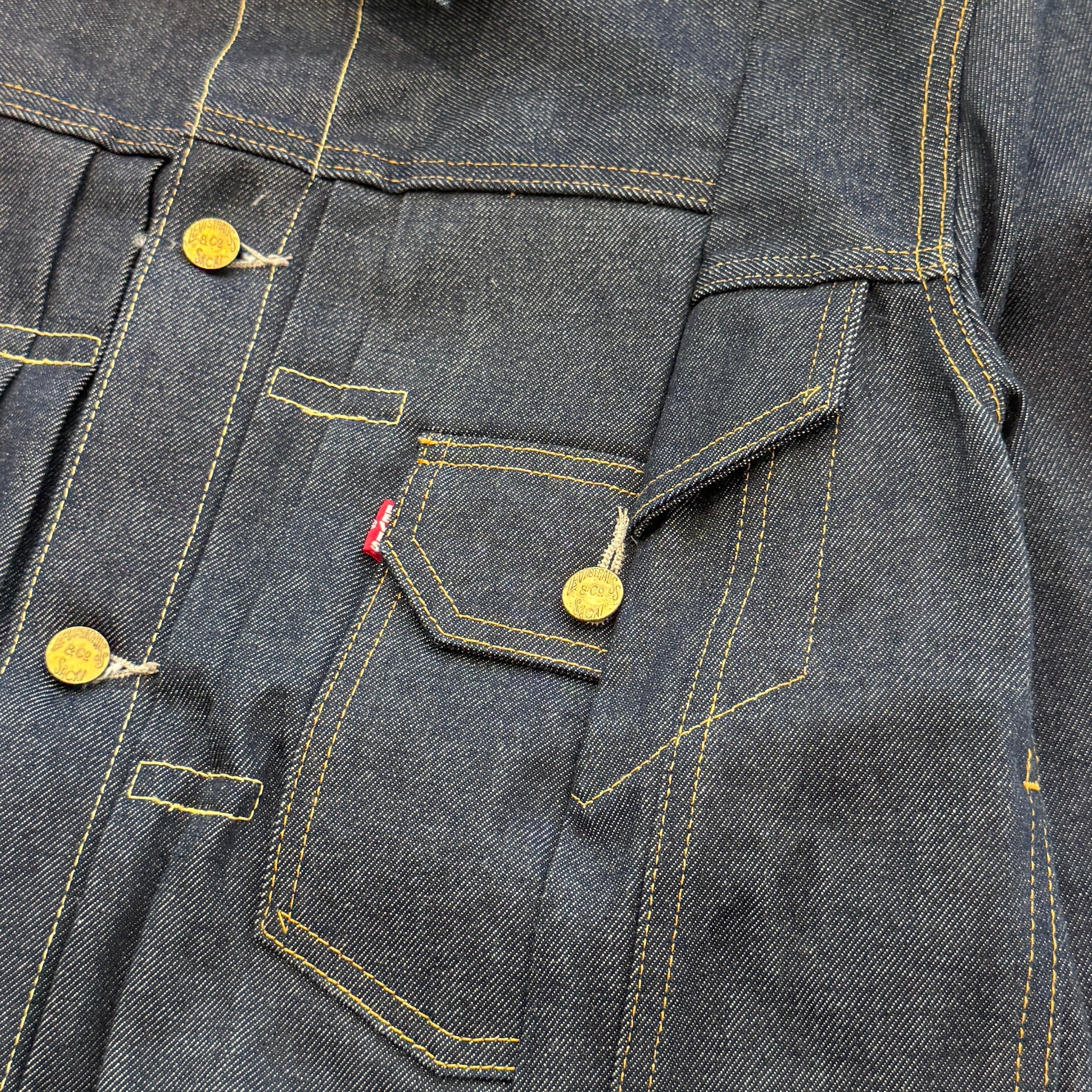 sacai × Levi's 2025SS Double Name Docking Denim Jacket 25-03708M Size S サカイ×リーバイス ダブルネーム ドッキング デニムジャケット サイズS