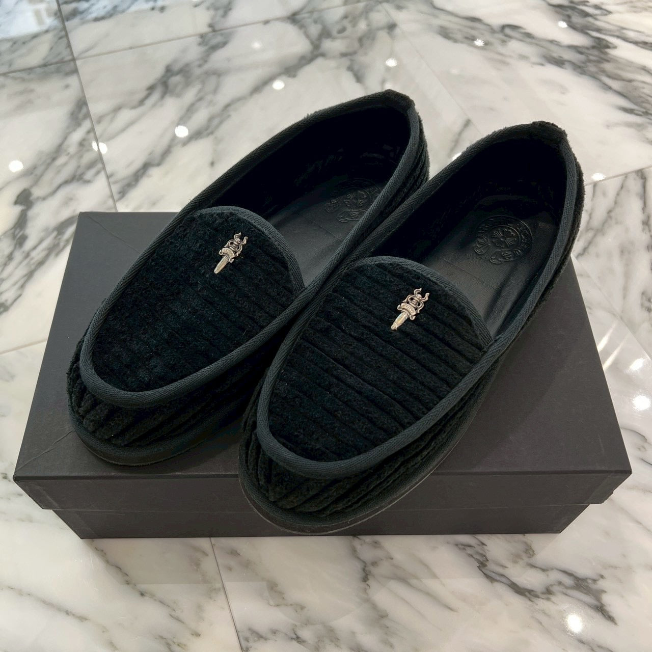 CHROME HEARTS Dagger Corduroy Slip On Size 42（約27.0cm） クロムハーツ ダガー コーデュロイ スリッポン サイズ42（約27.0cm）