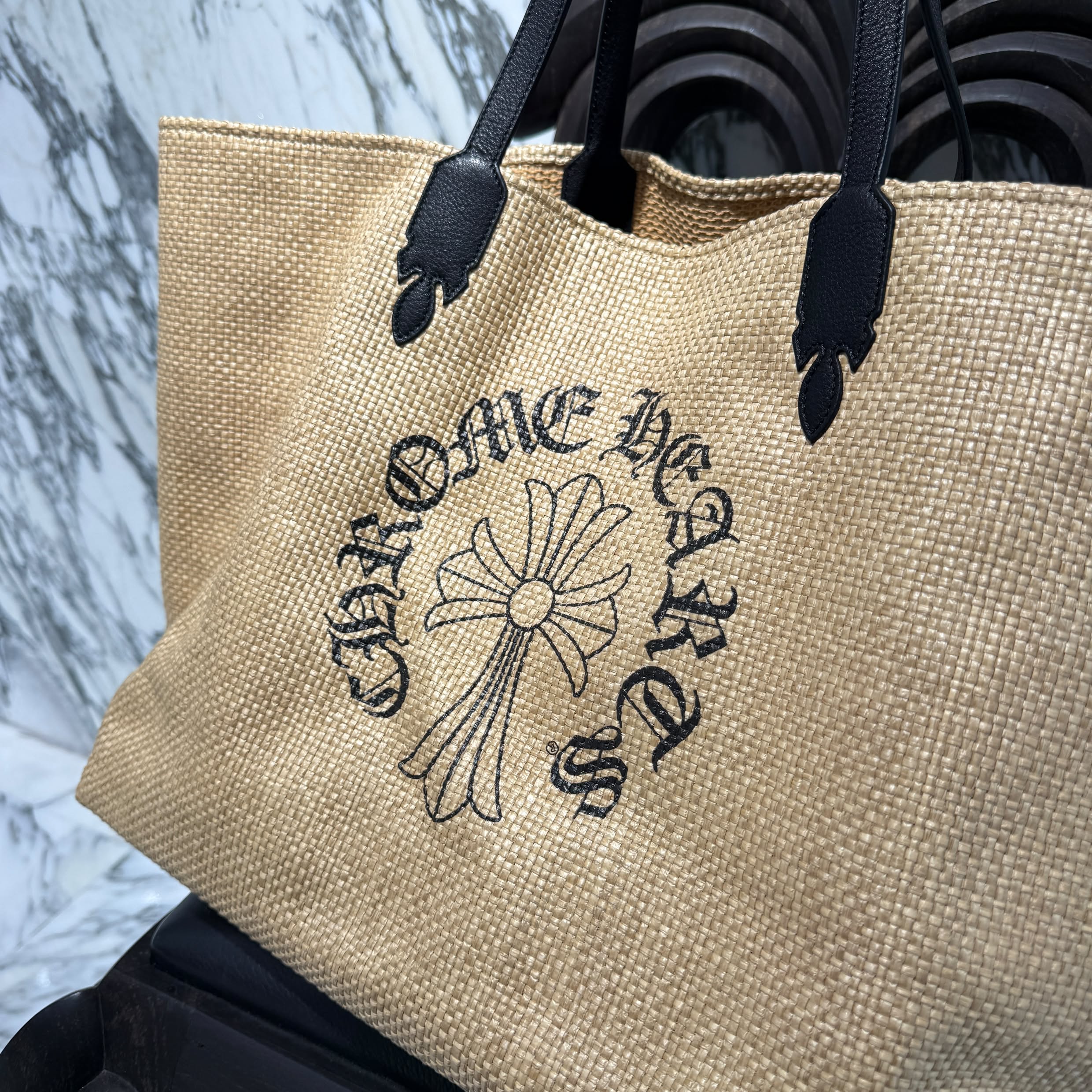 CHROME HEARTS CH Cross Print Large Beaches Bag クロムハーツ CHクロス プリント ラージ ビーチバッグ