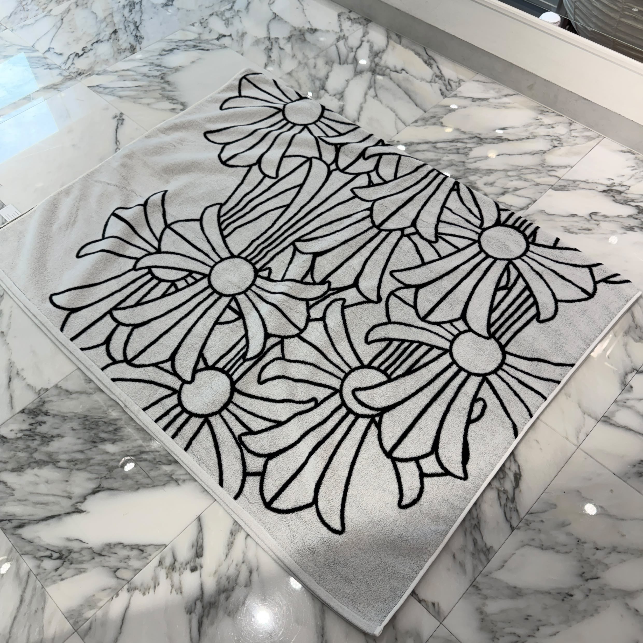 CHROME HEARTS Cemetery Cross Jacquard Beach Towel クロムハーツ