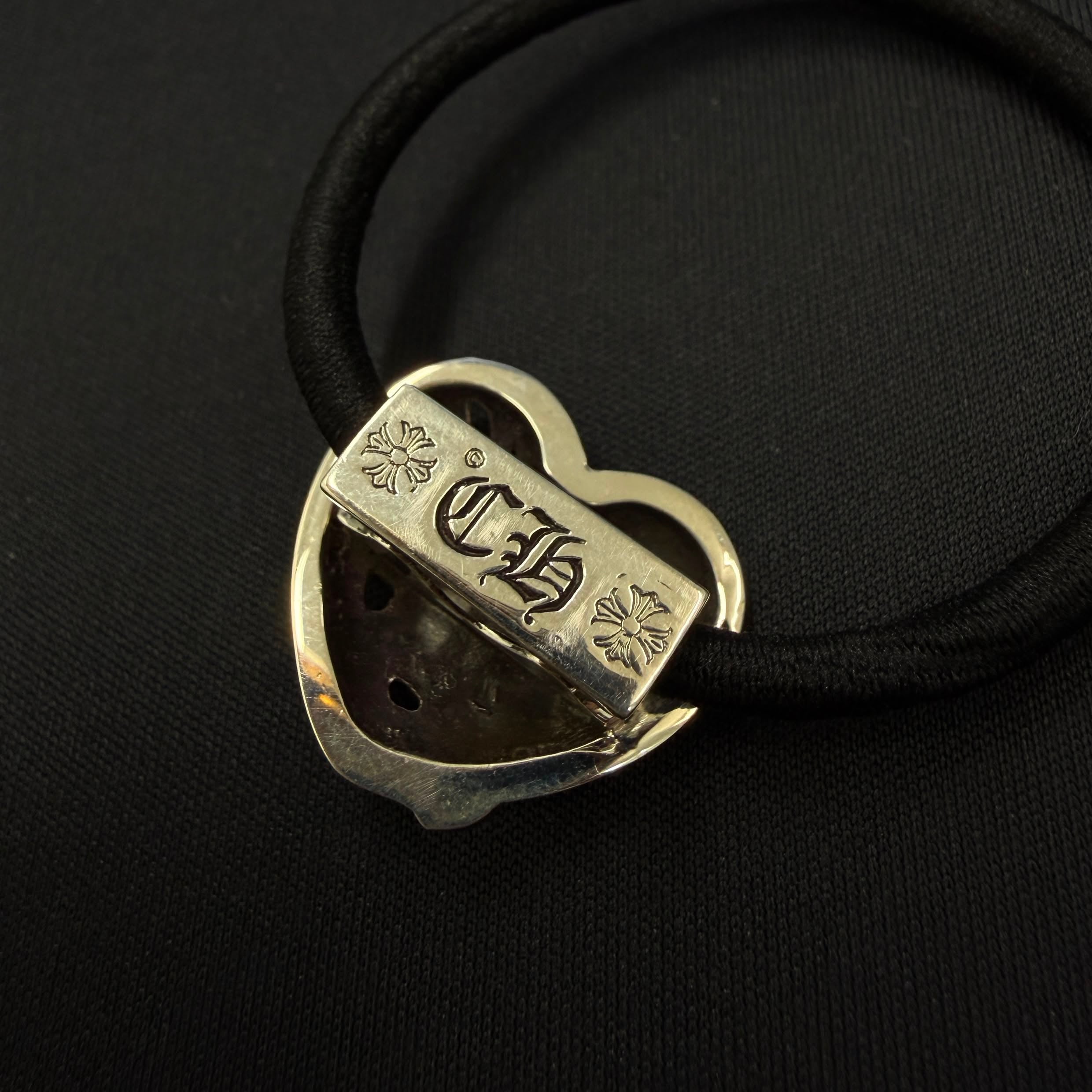 CHROME HEARTS VINY HEART HAIR BAND クロムハーツ ヴィニーハート ヘアバンド