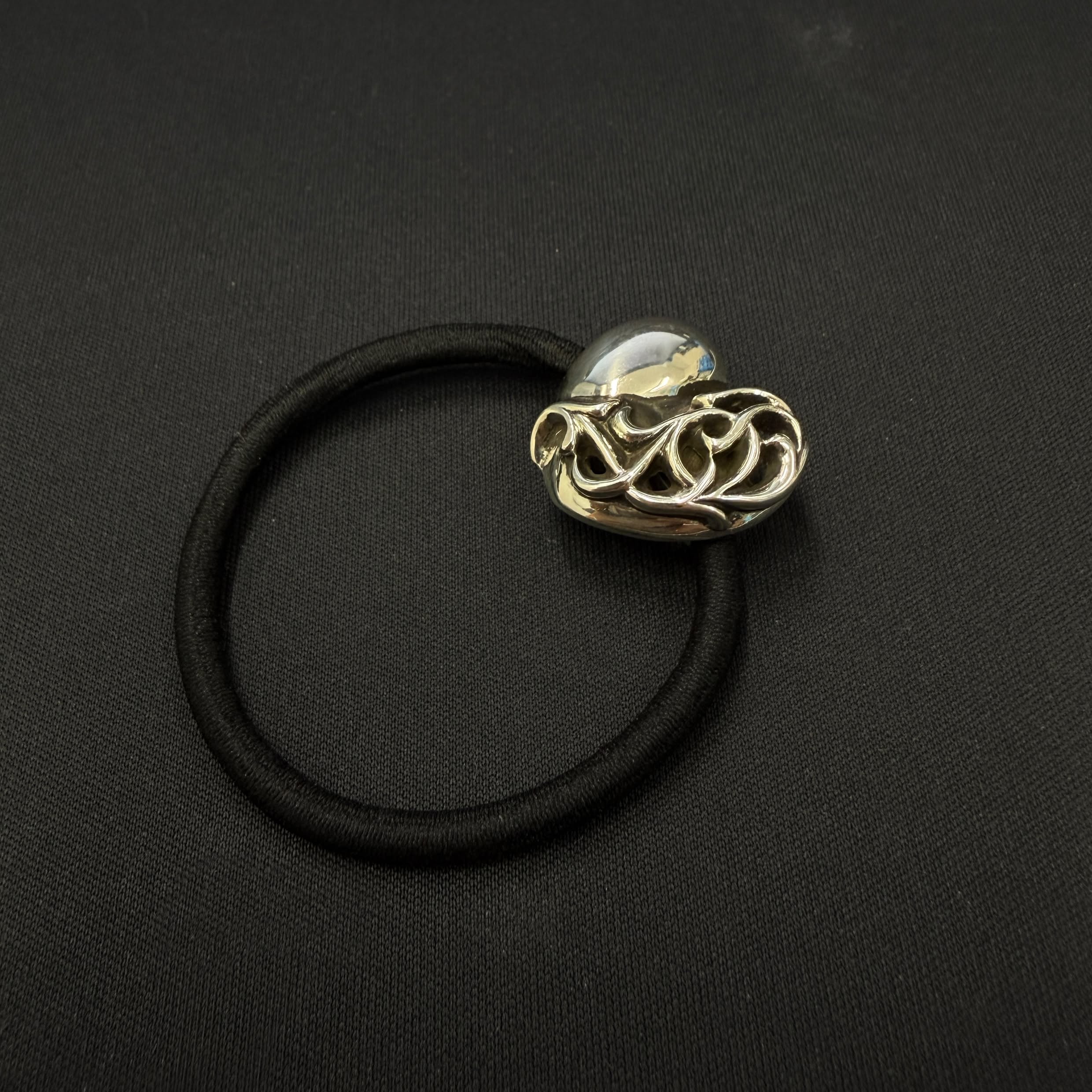 CHROME HEARTS VINY HEART HAIR BAND クロムハーツ ヴィニーハート ヘアバンド